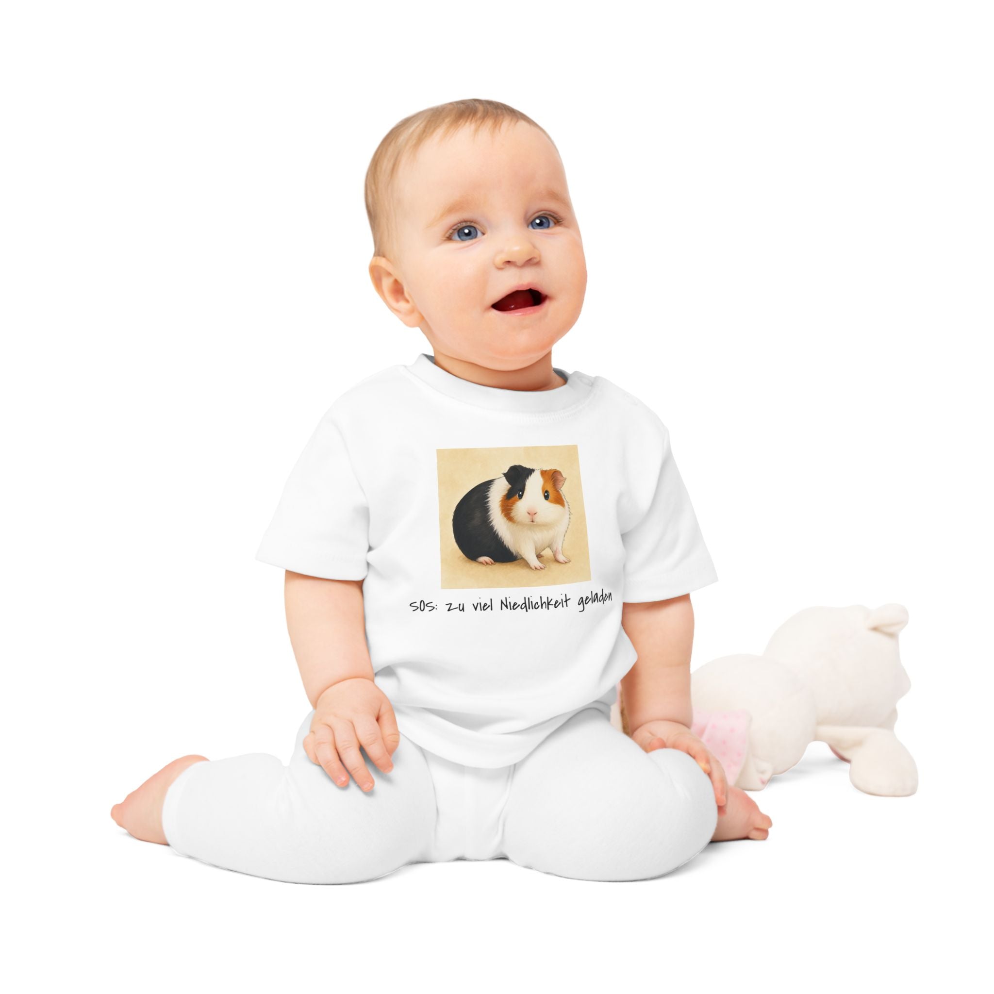 Personalisiertes Baby T-Shirt mit Haustier – Manga