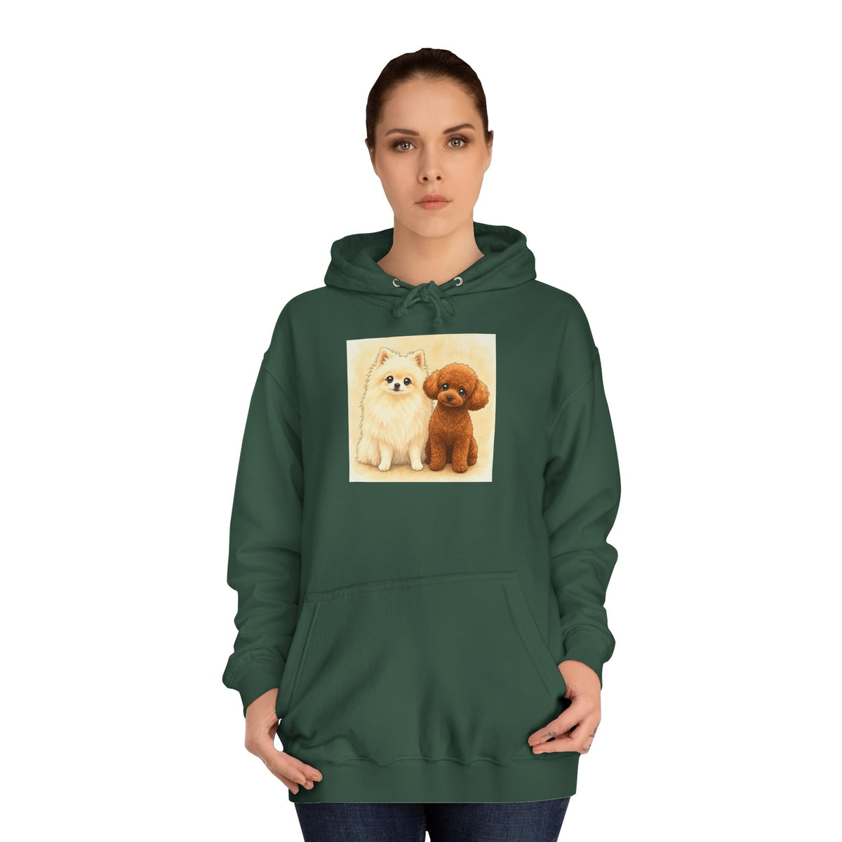 Personalisierter Unisex Hoodie mit Haustier – Manga