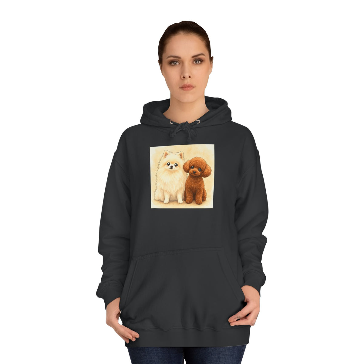 Personalisierter Unisex Hoodie mit Haustier – Manga