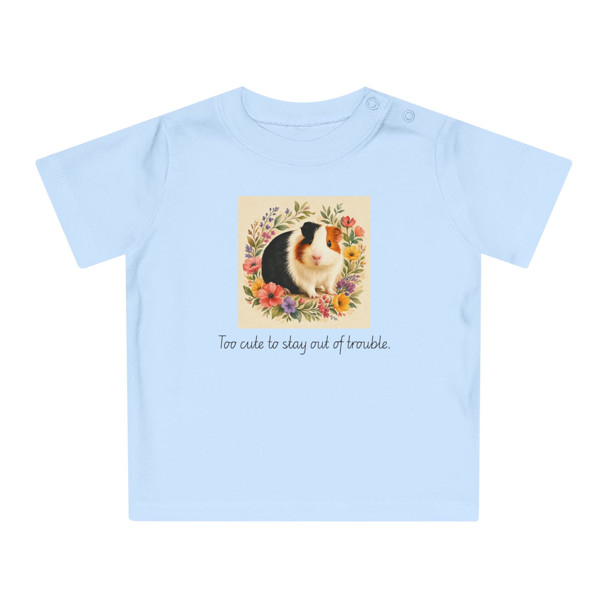 Personalisiertes Baby T-Shirt mit Haustier – Flora & Fauna