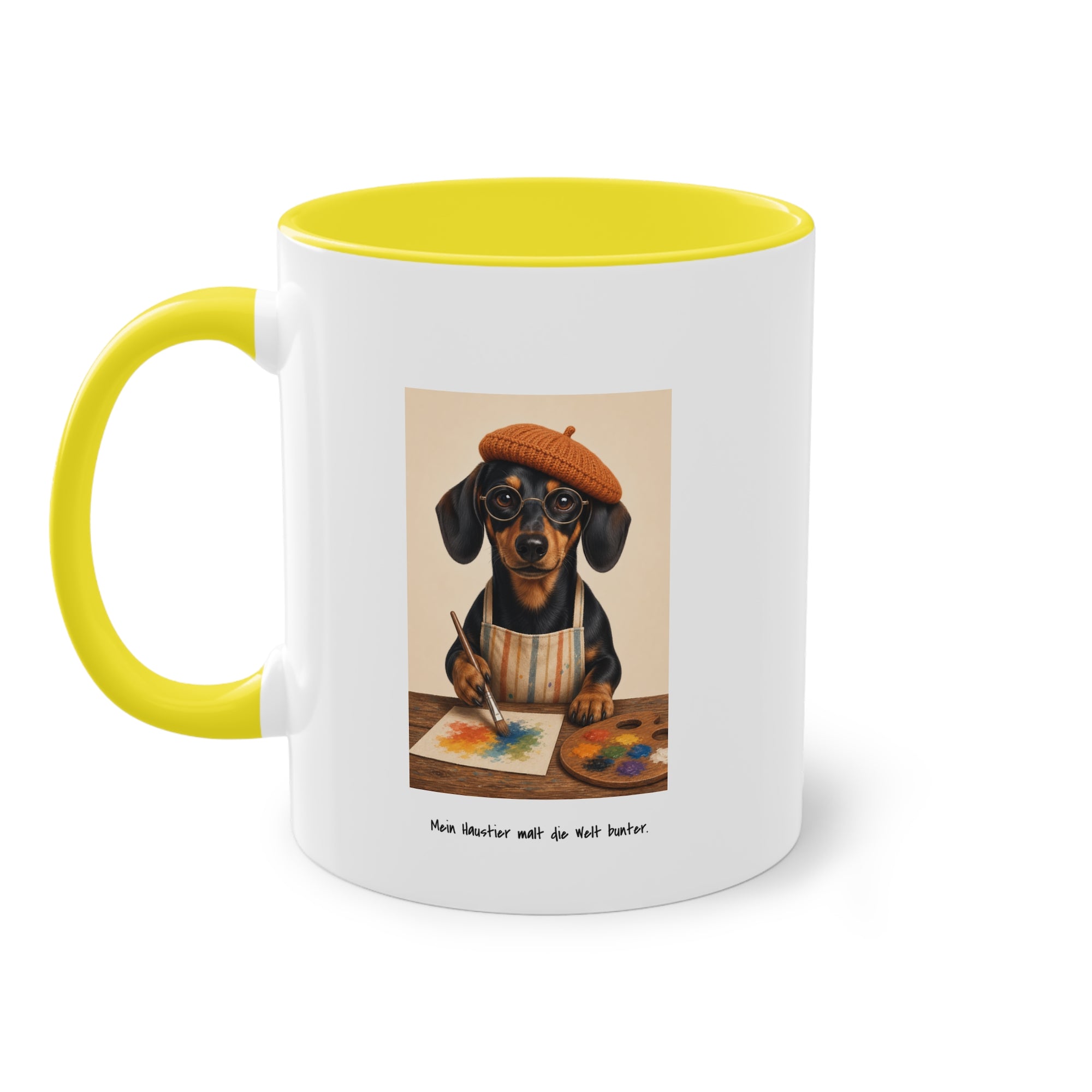 Personalisierte Tasse mit Haustier – The Artist