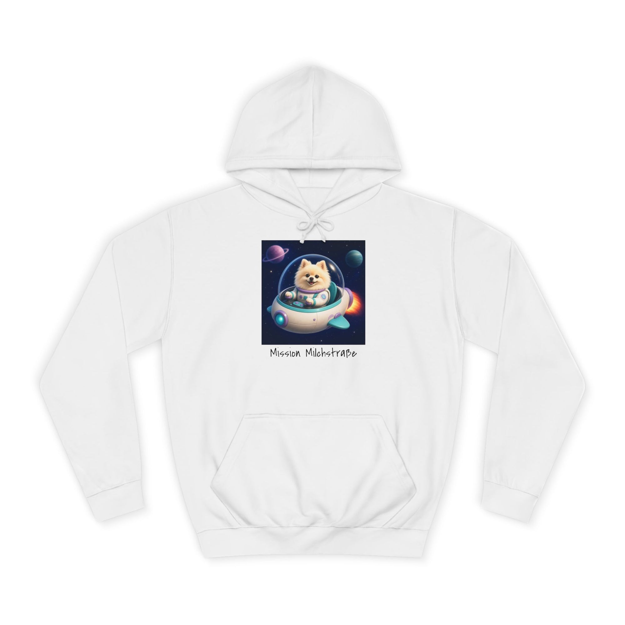 Personalisierter Unisex Hoodie mit Haustier – Spaceship