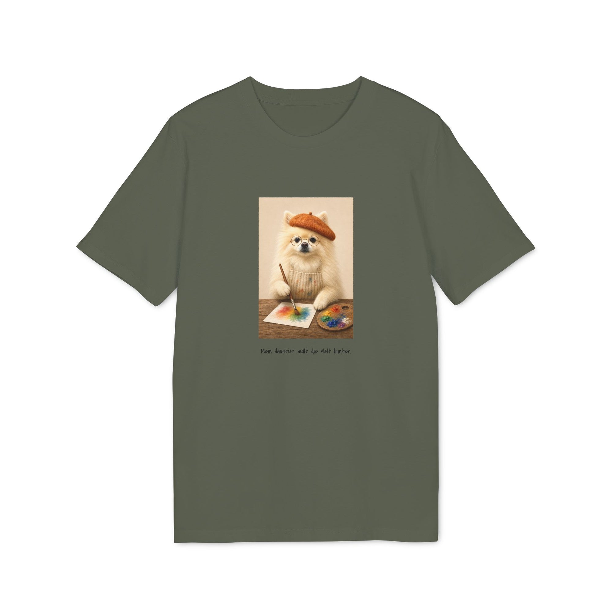 Personalisiertes Unisex T-Shirt mit Haustier – The Artist