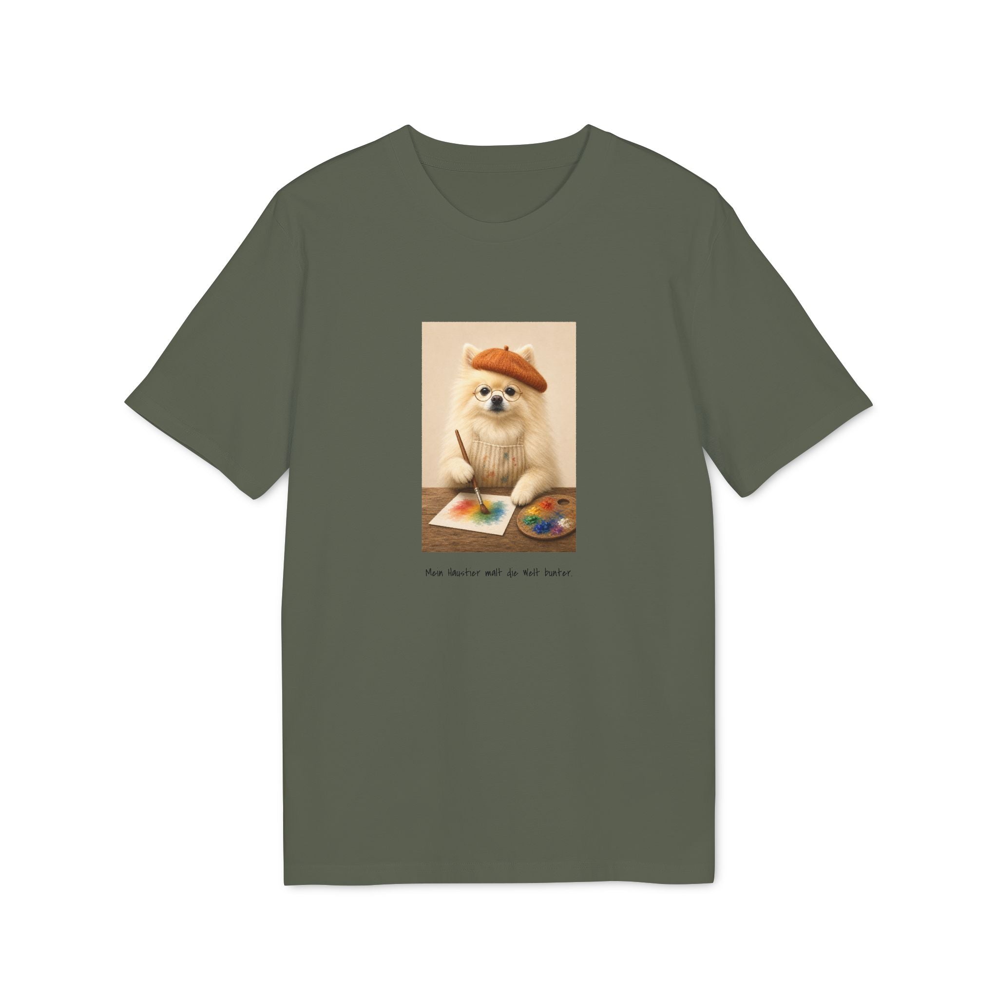 Personalisiertes Unisex T-Shirt mit Haustier – The Artist