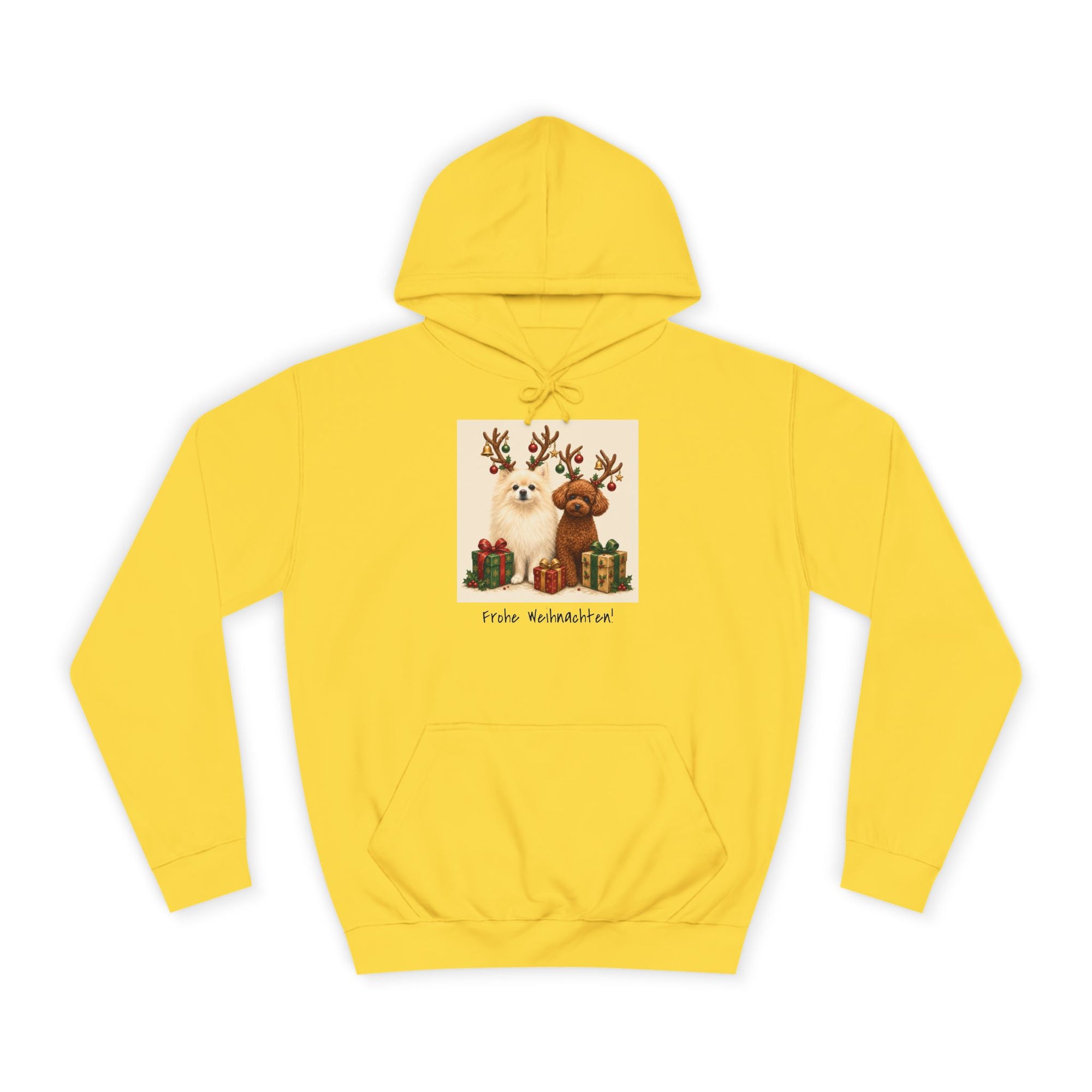 Personalisierter Unisex Hoodie mit Haustier – Frohe Weihnachten