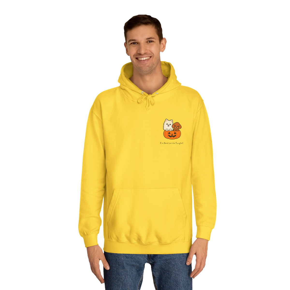 Personalisierter Unisex Hoodie mit Haustier – Halloween Pet
