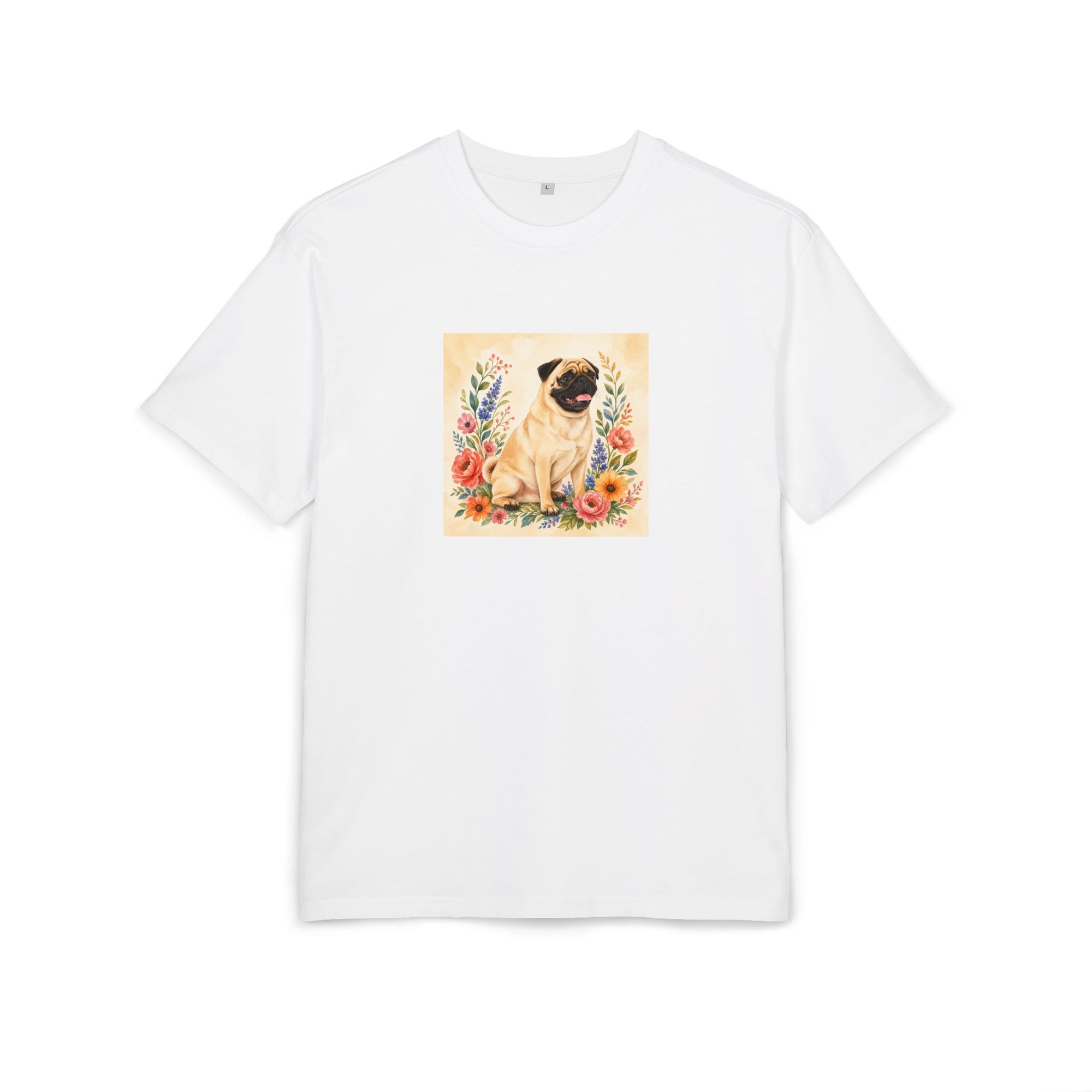 Personalisiertes Oversized Unisex T-Shirt mit Haustier – Flora & Fauna