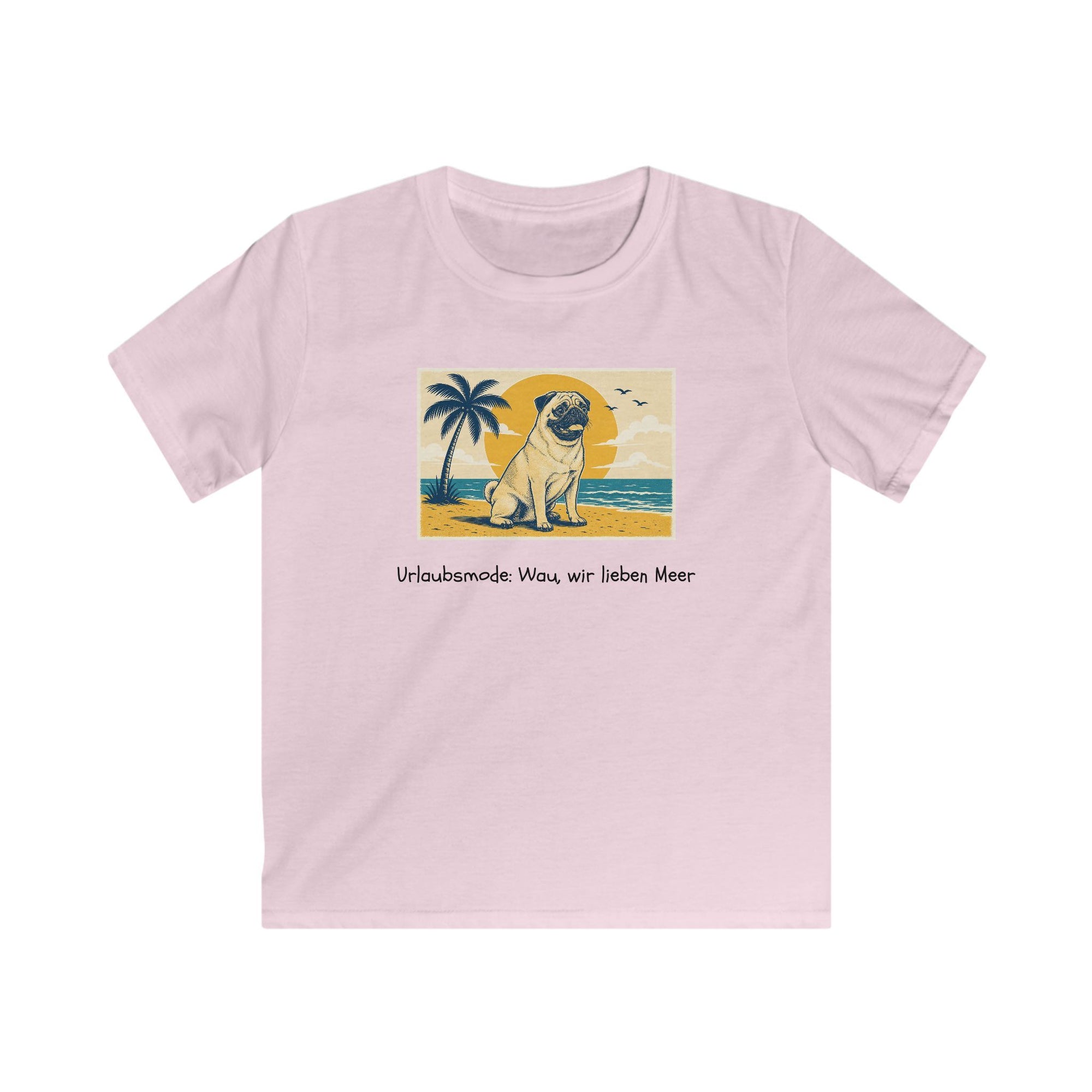Personalisiertes Kinder T-Shirt mit Haustier – Summer Vibes