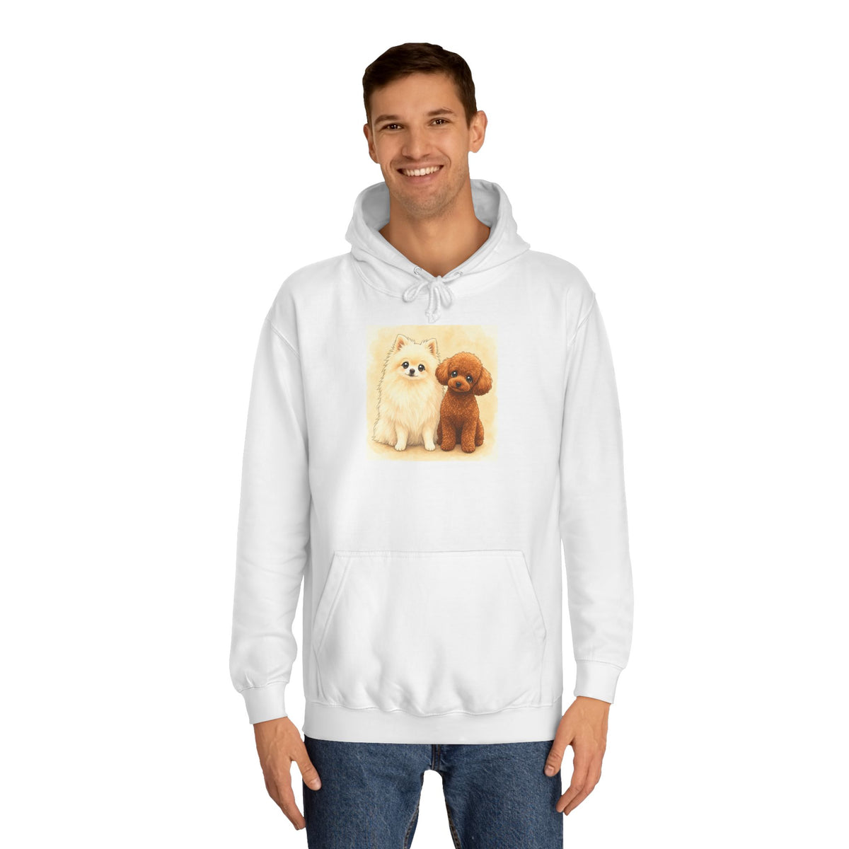 Personalisierter Unisex Hoodie mit Haustier – Manga