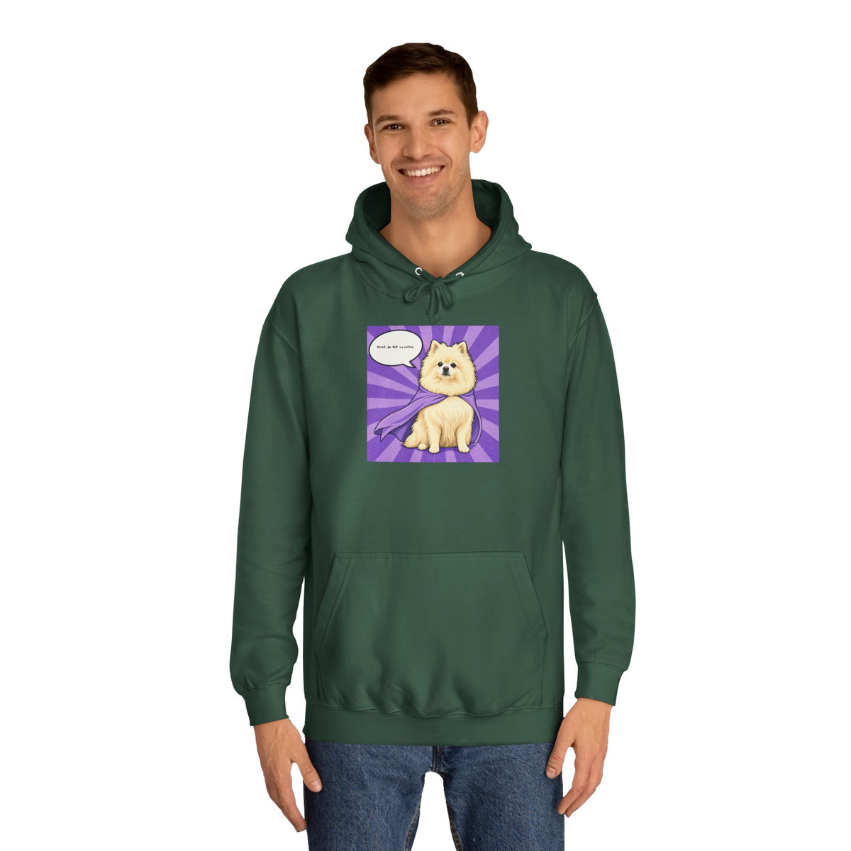 Personalisierter Unisex Hoodie mit Haustier – Hero