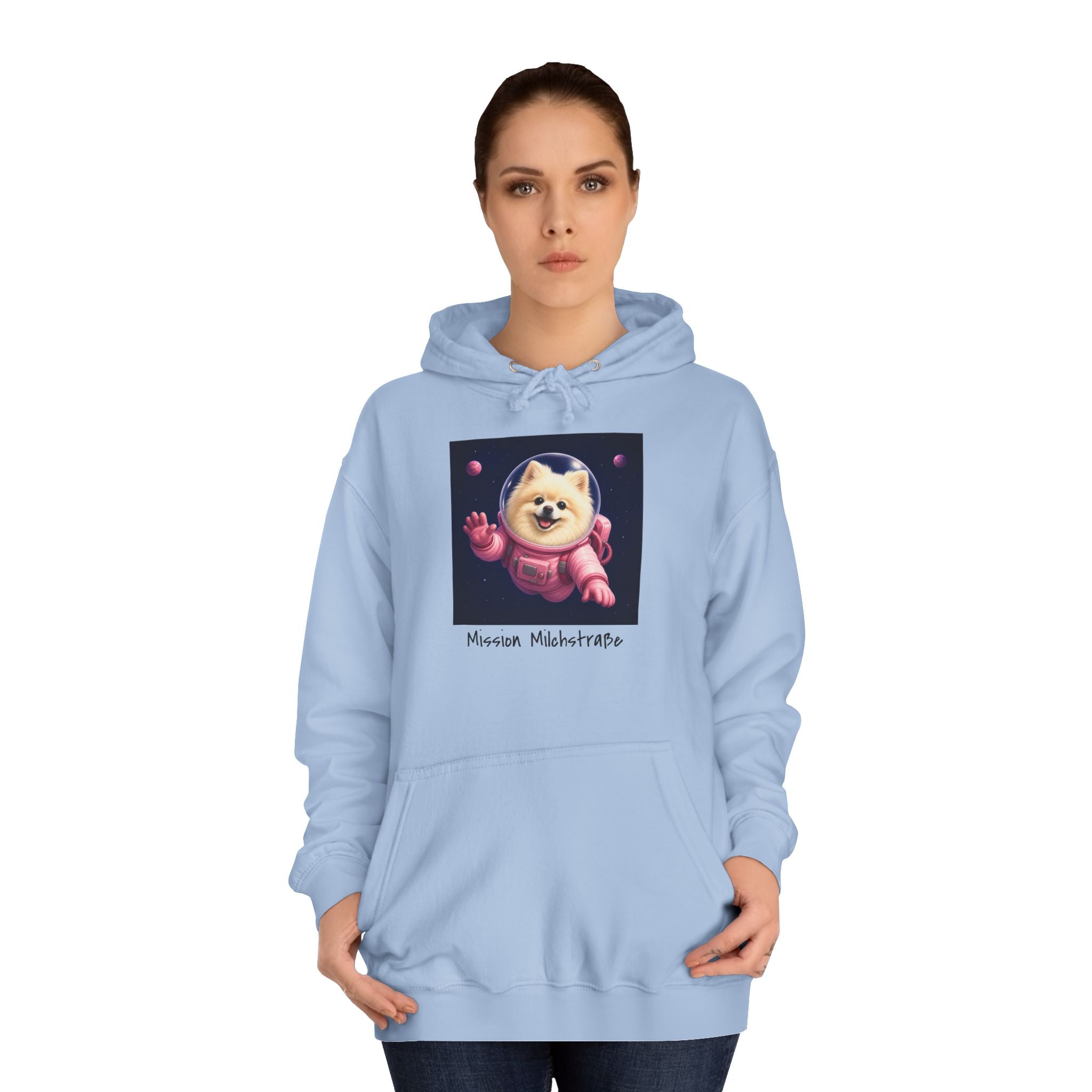 Personalisierter Unisex Hoodie mit Haustier – Astronaut
