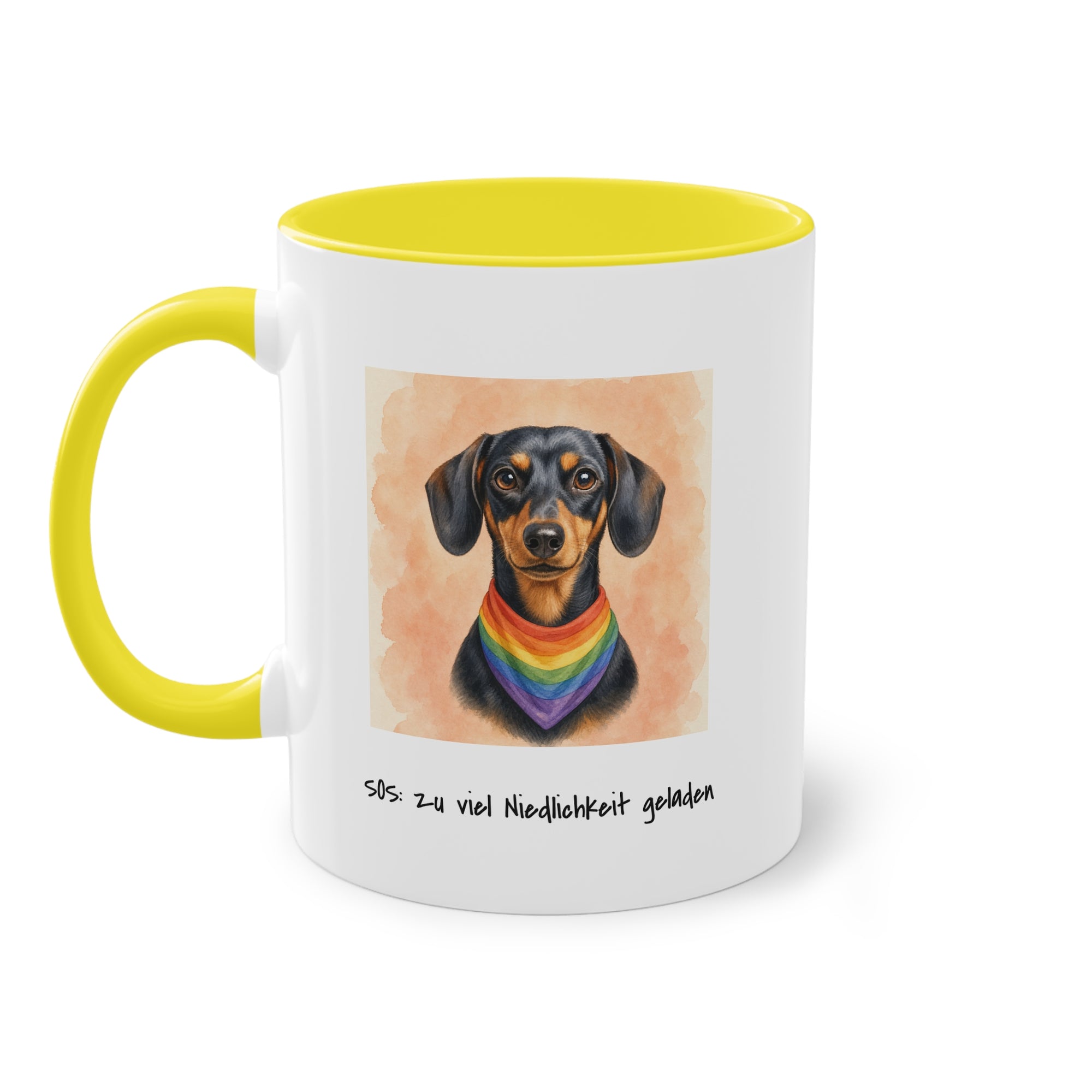 Personalisierte Tasse mit Haustier – Regenbogen