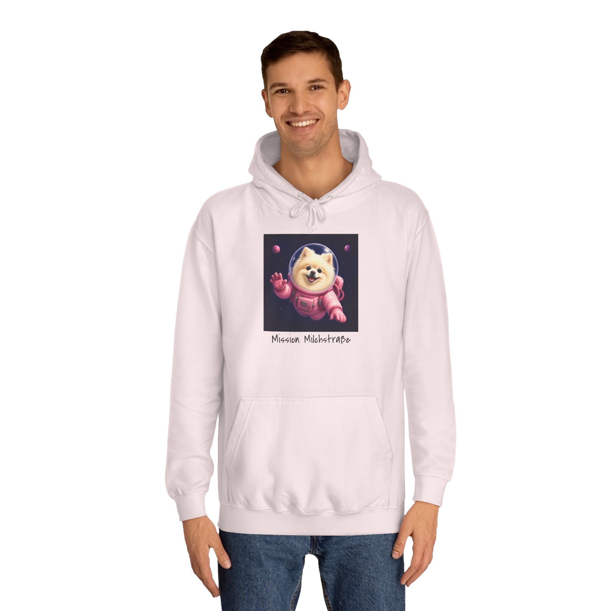 Personalisierter Unisex Hoodie mit Haustier – Astronaut