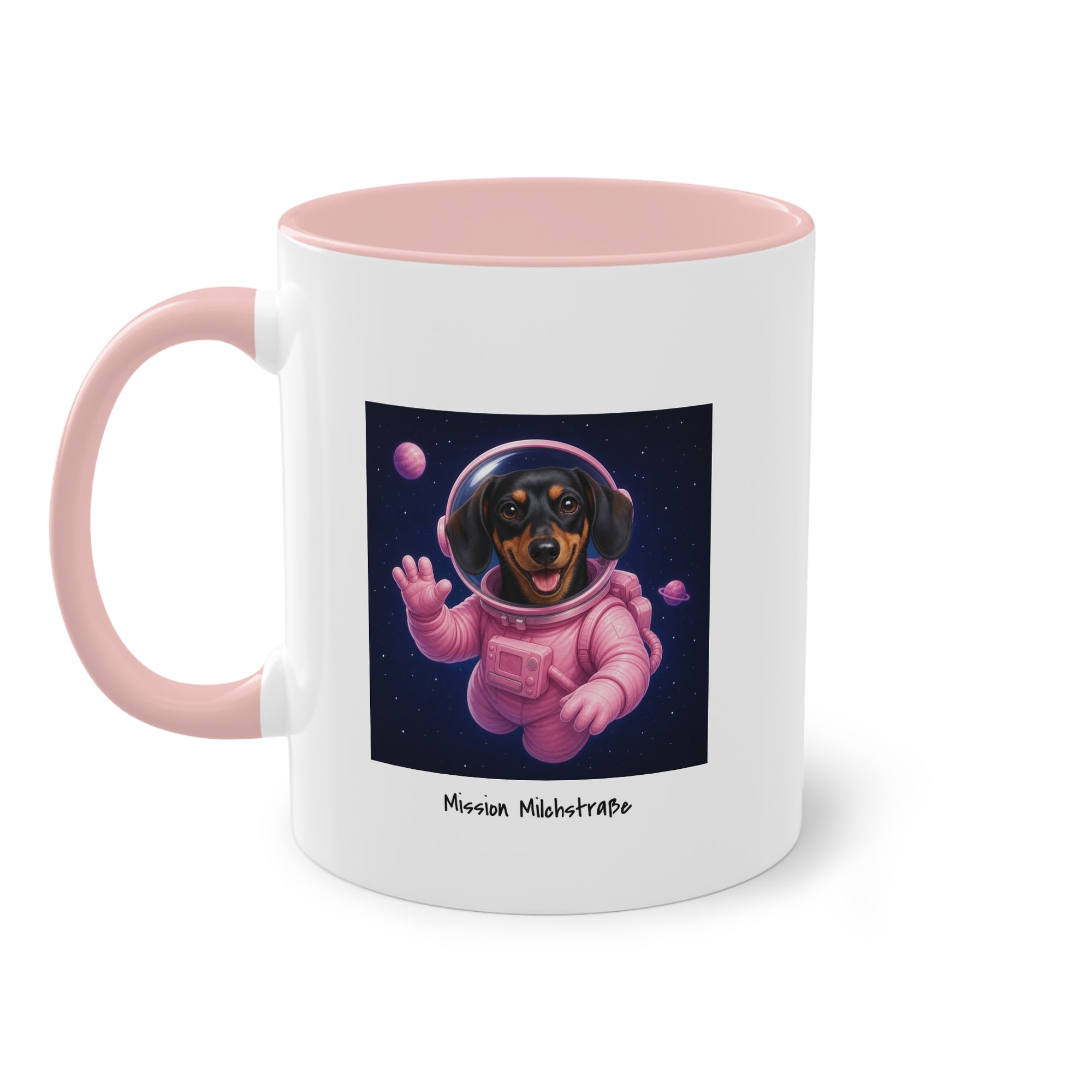 Personalisierte Tasse mit Haustier – Astronaut