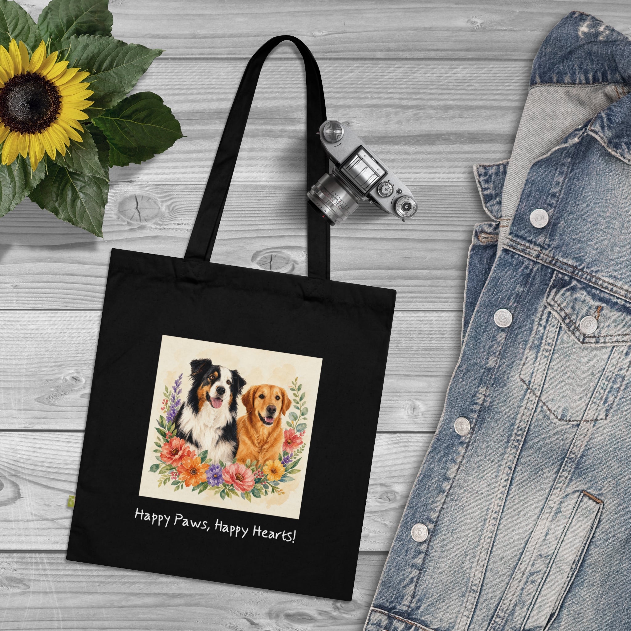 Personalisierte Baumwolltasche mit Haustier – Flora & Fauna