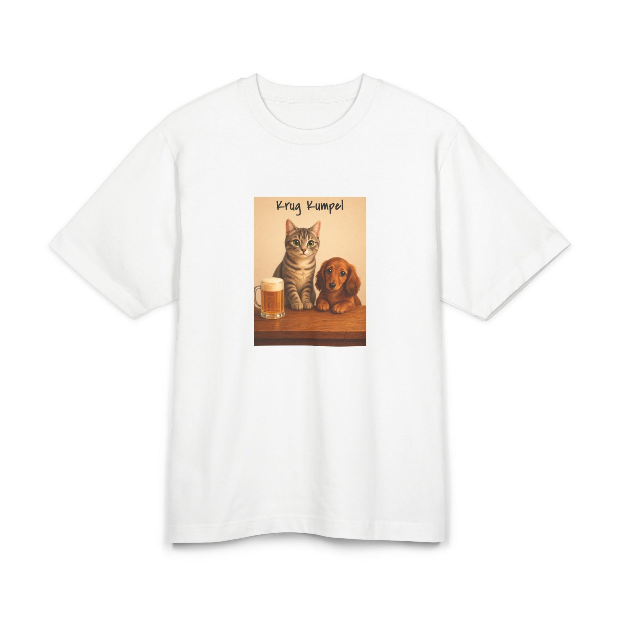 Personalisiertes Premium Unisex T-Shirt mit Haustier – Cheers