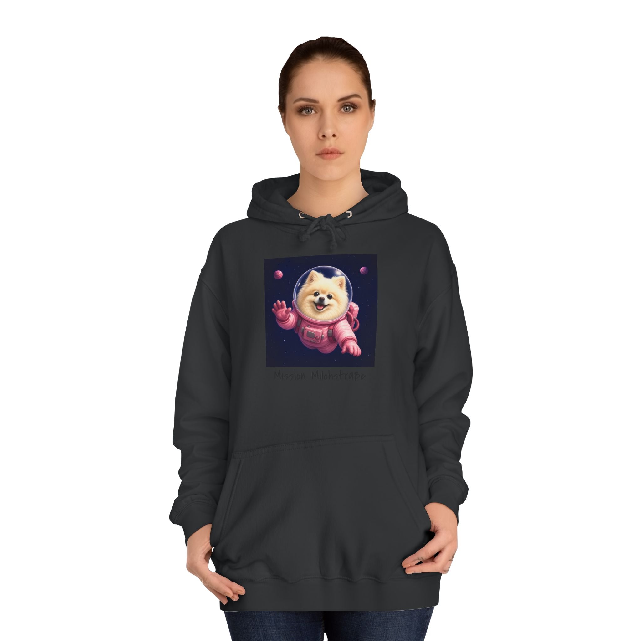 Personalisierter Unisex Hoodie mit Haustier – Astronaut
