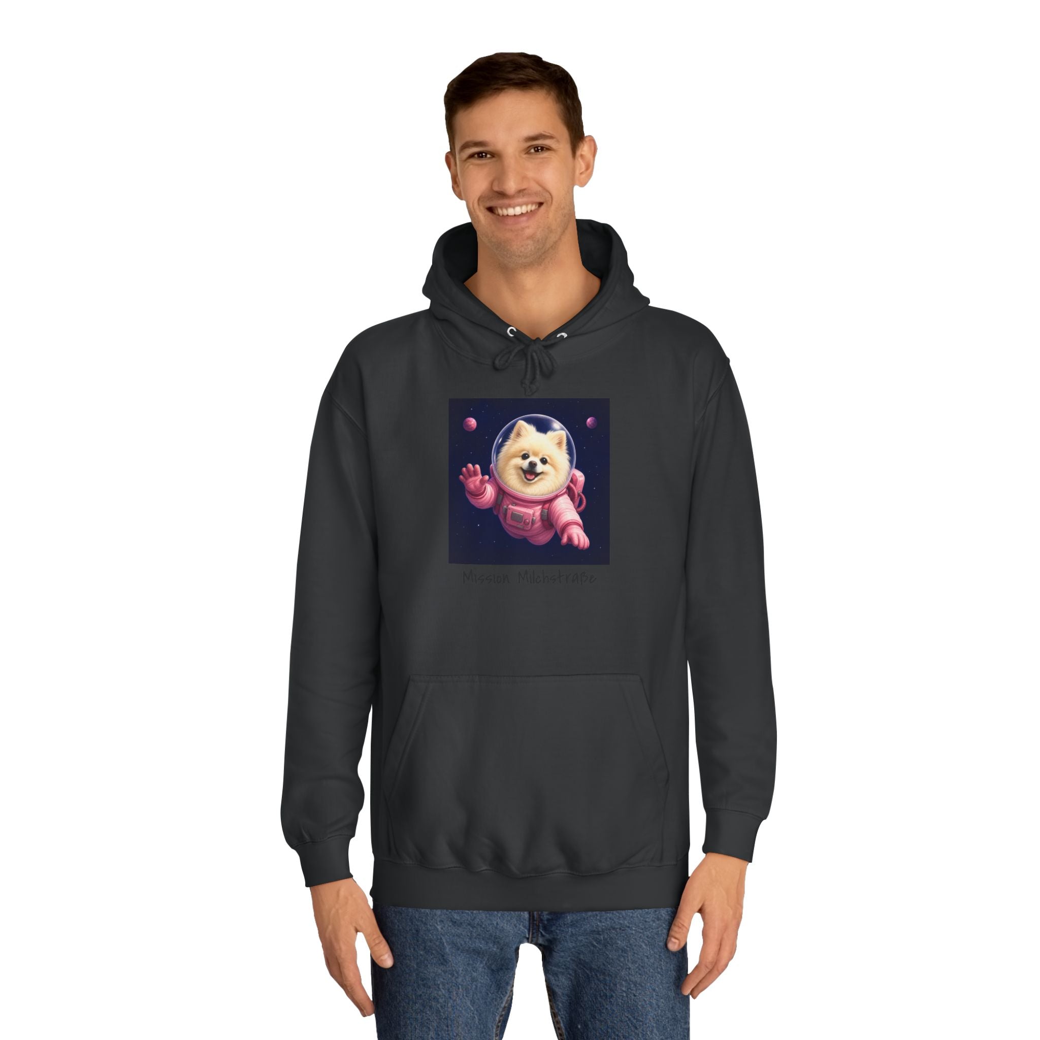 Personalisierter Unisex Hoodie mit Haustier – Astronaut