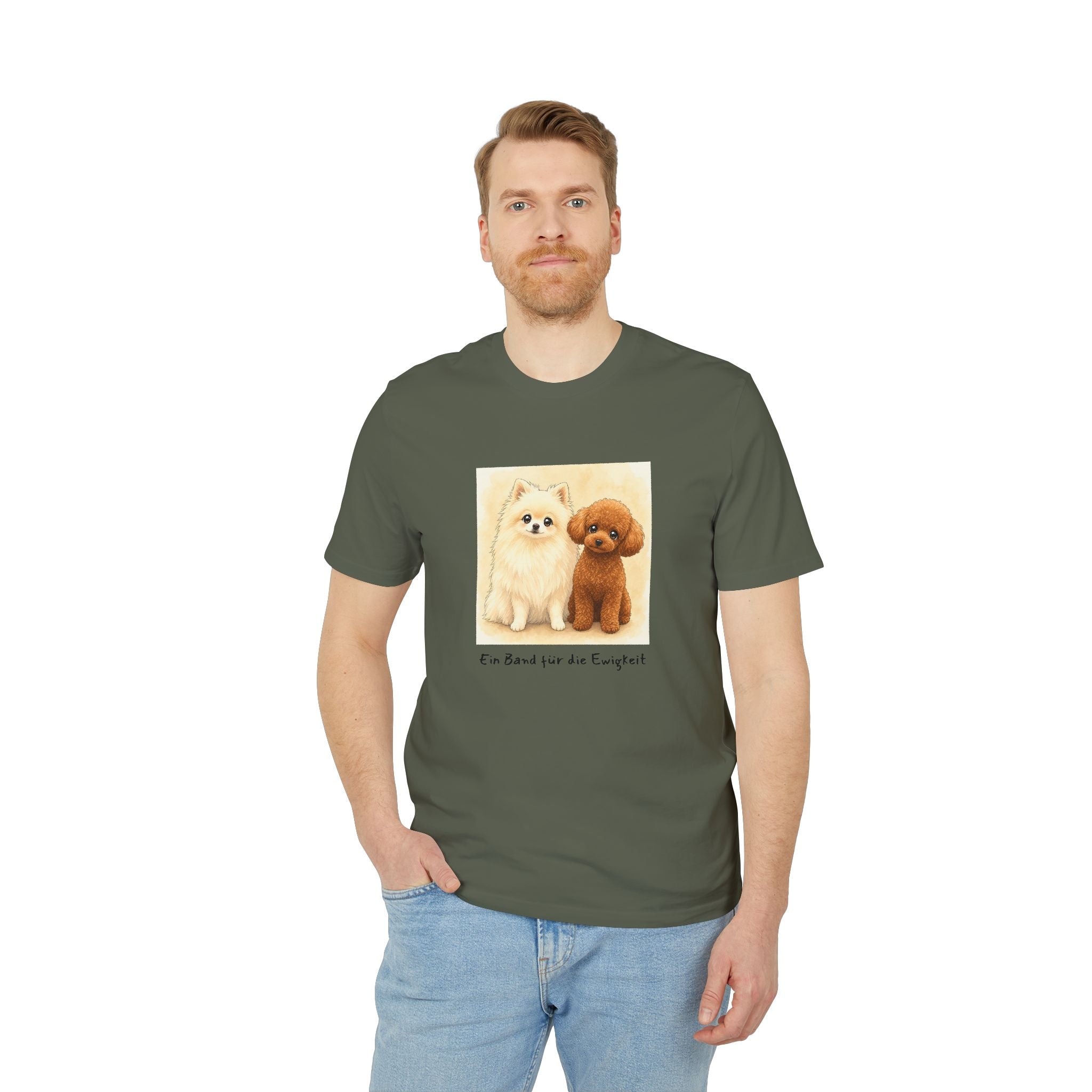 Personalisiertes Unisex T-Shirt mit Haustier – Manga