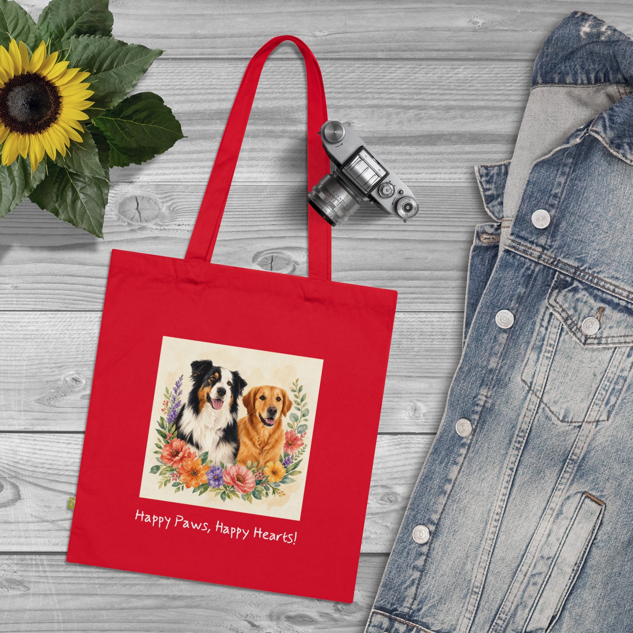 Personalisierte Baumwolltasche mit Haustier – Flora & Fauna