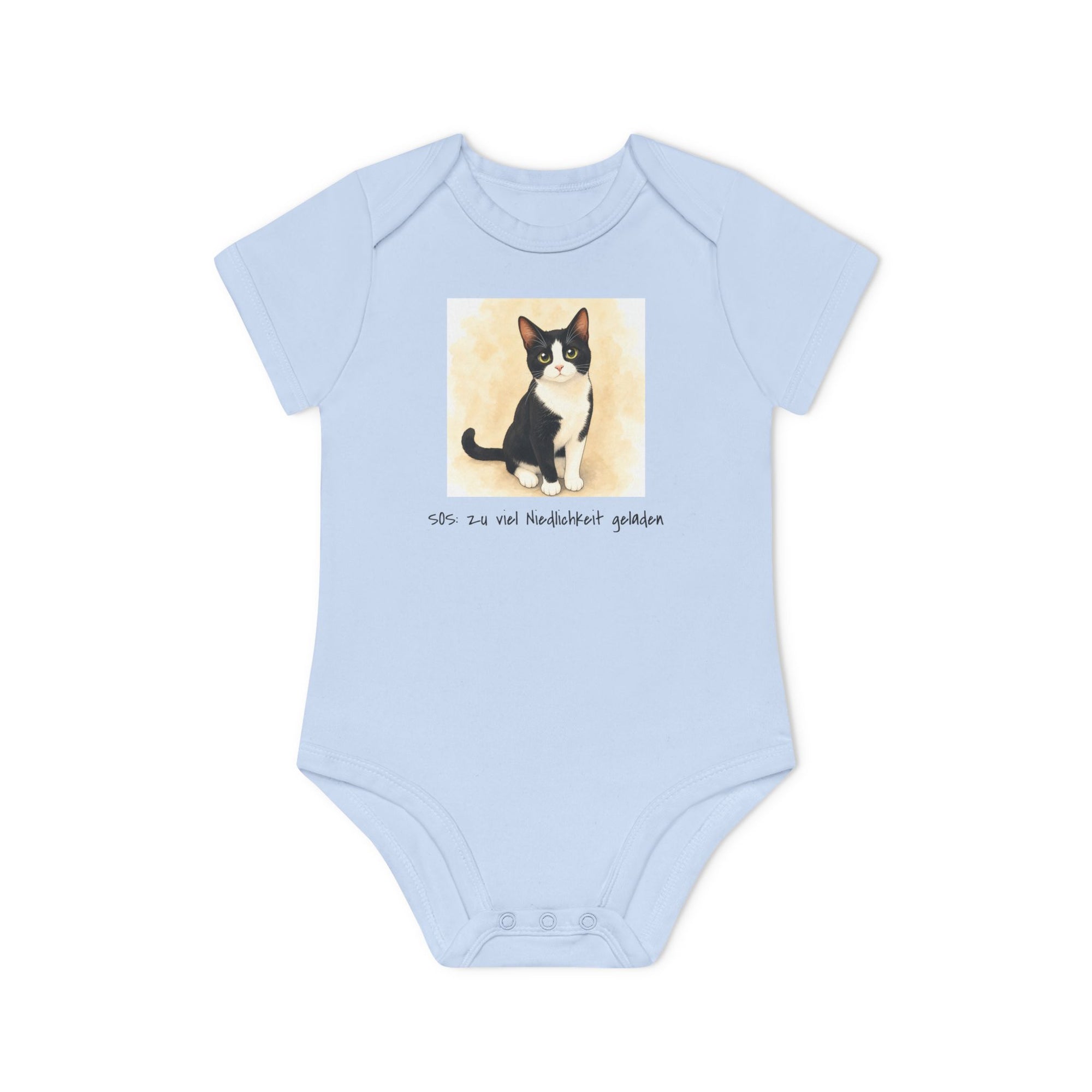 Personalisierter Baby-Body kurzarm Bio Baumwolle – Manga