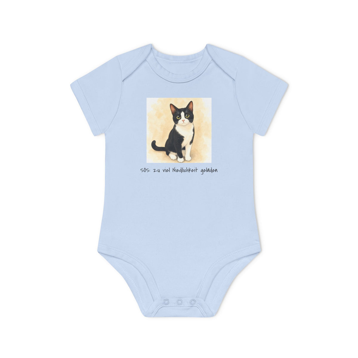 Personalisierter Baby-Body kurzarm Bio Baumwolle – Manga