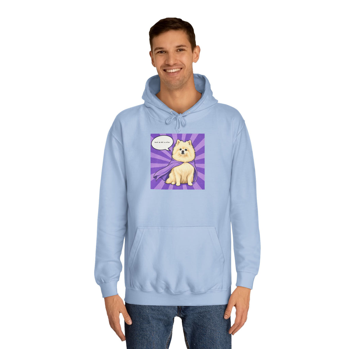 Personalisierter Unisex Hoodie mit Haustier – Hero