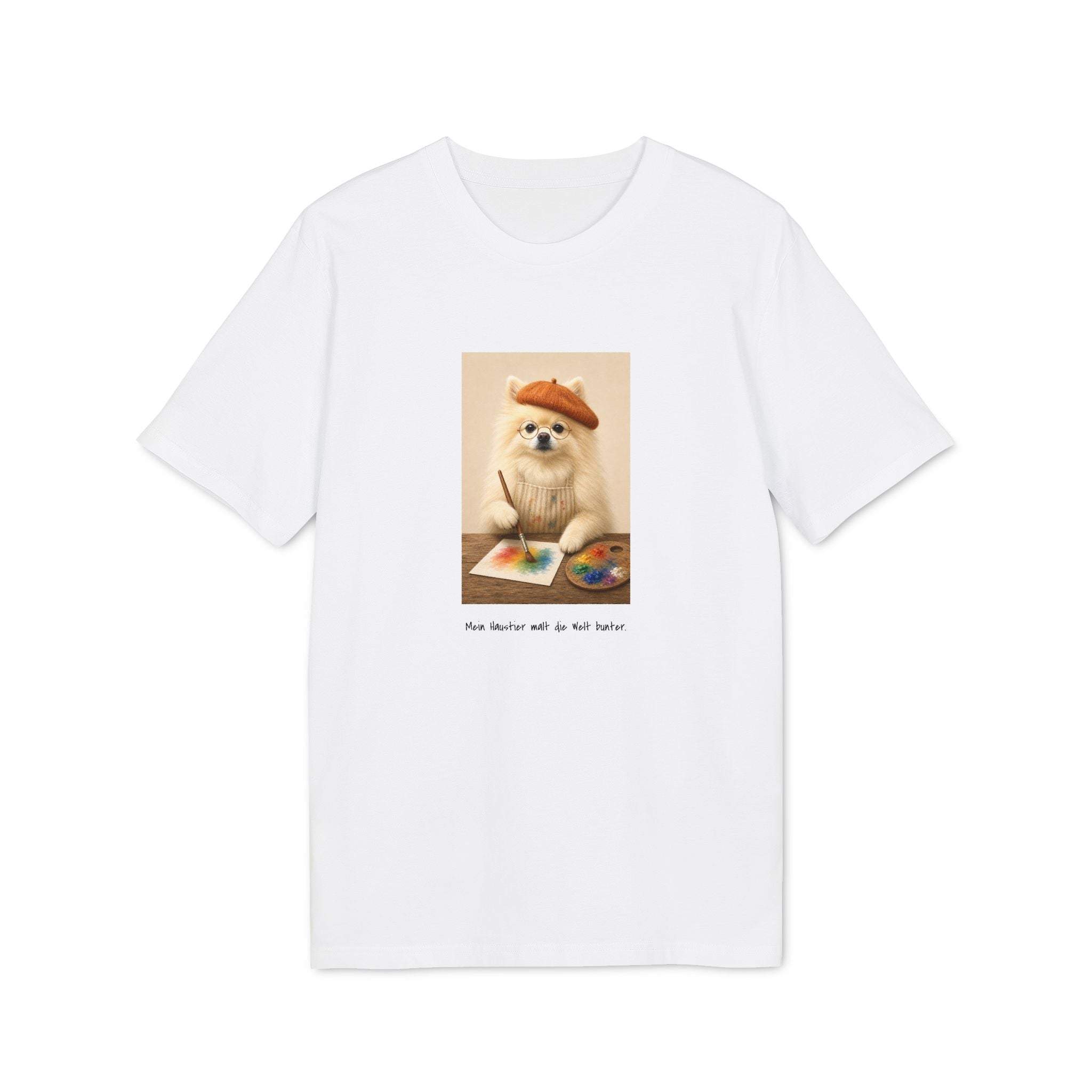 Personalisiertes Unisex T-Shirt mit Haustier – The Artist