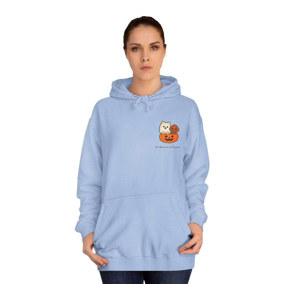Personalisierter Unisex Hoodie mit Haustier – Halloween Pet