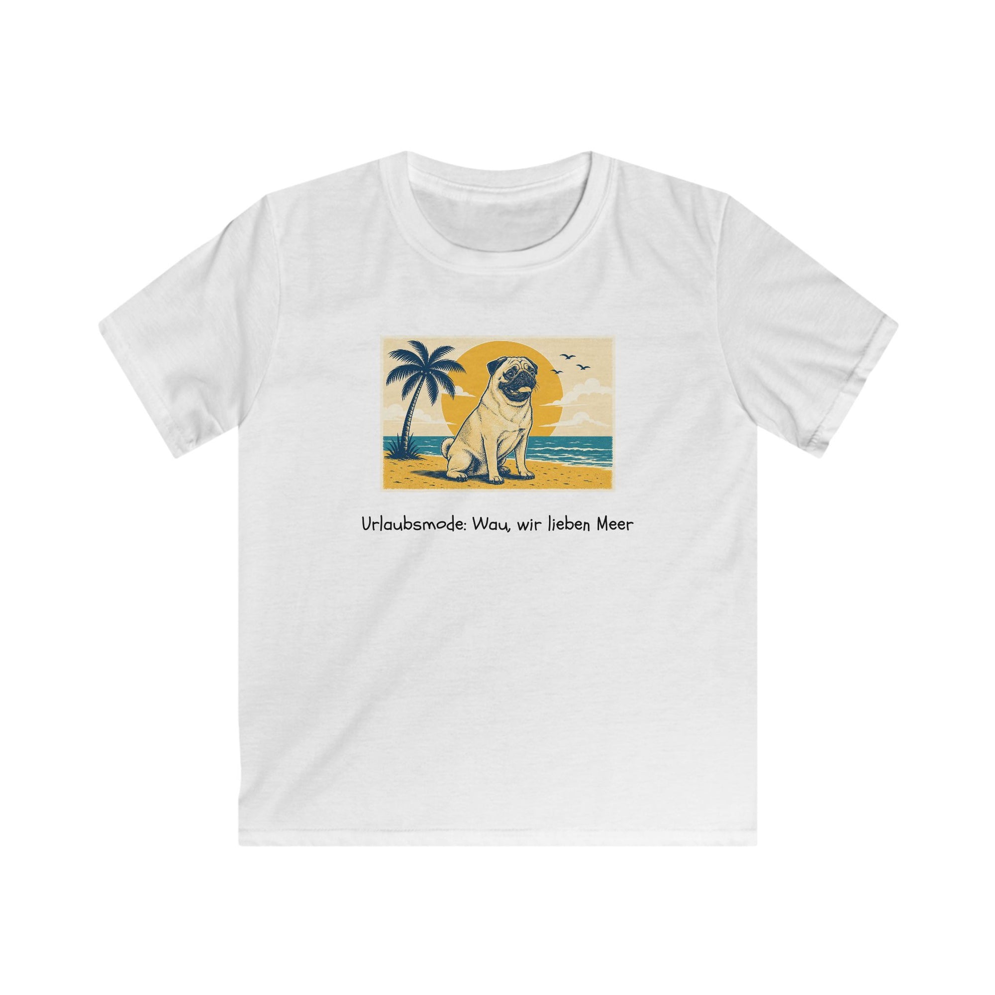 Personalisiertes Kinder T-Shirt mit Haustier – Summer Vibes