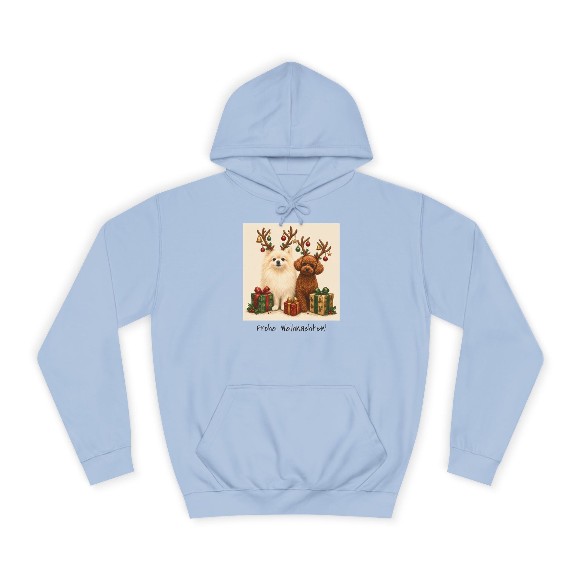Personalisierter Unisex Hoodie mit Haustier – Frohe Weihnachten