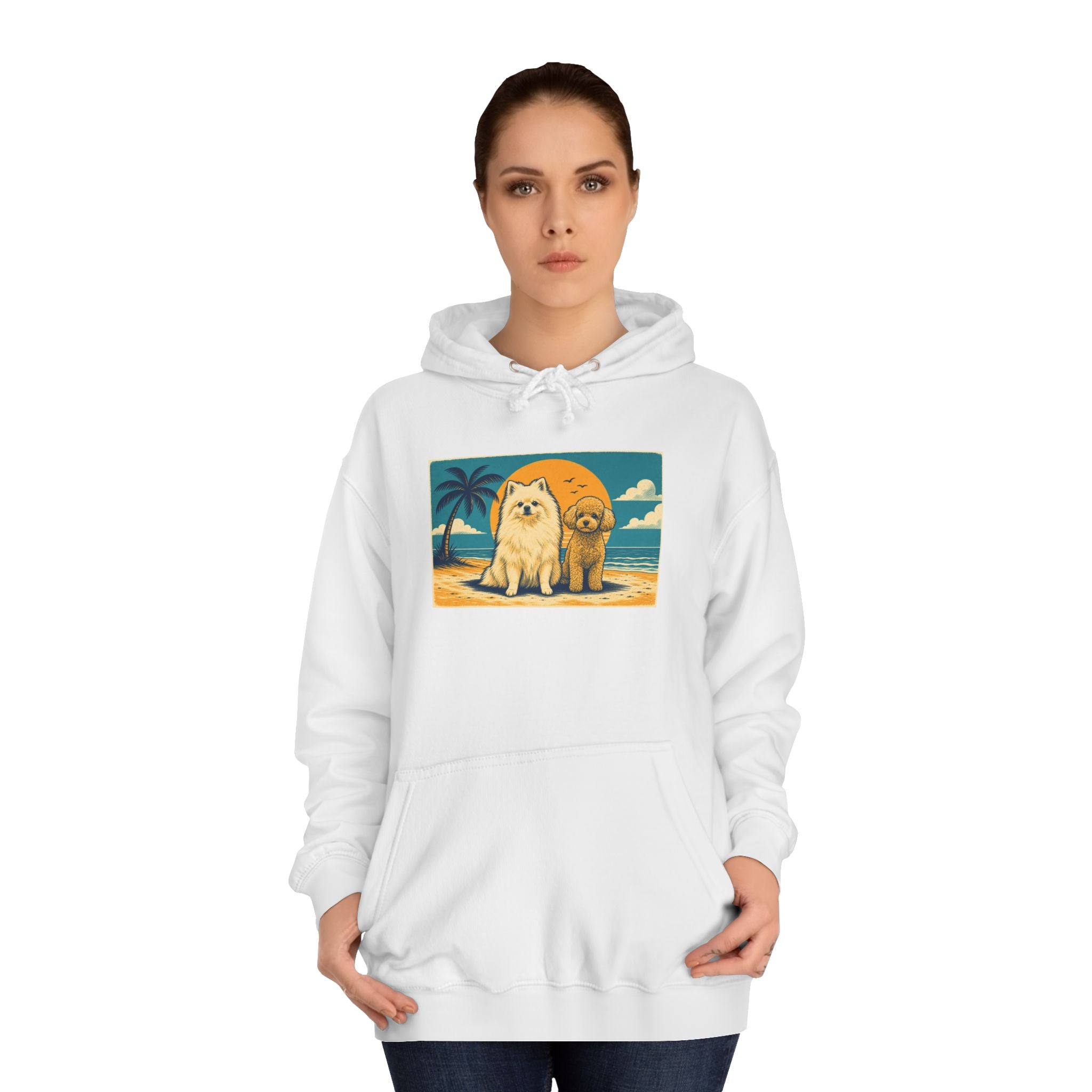 Personalisierter Unisex Hoodie mit Haustier – Summer Vibes