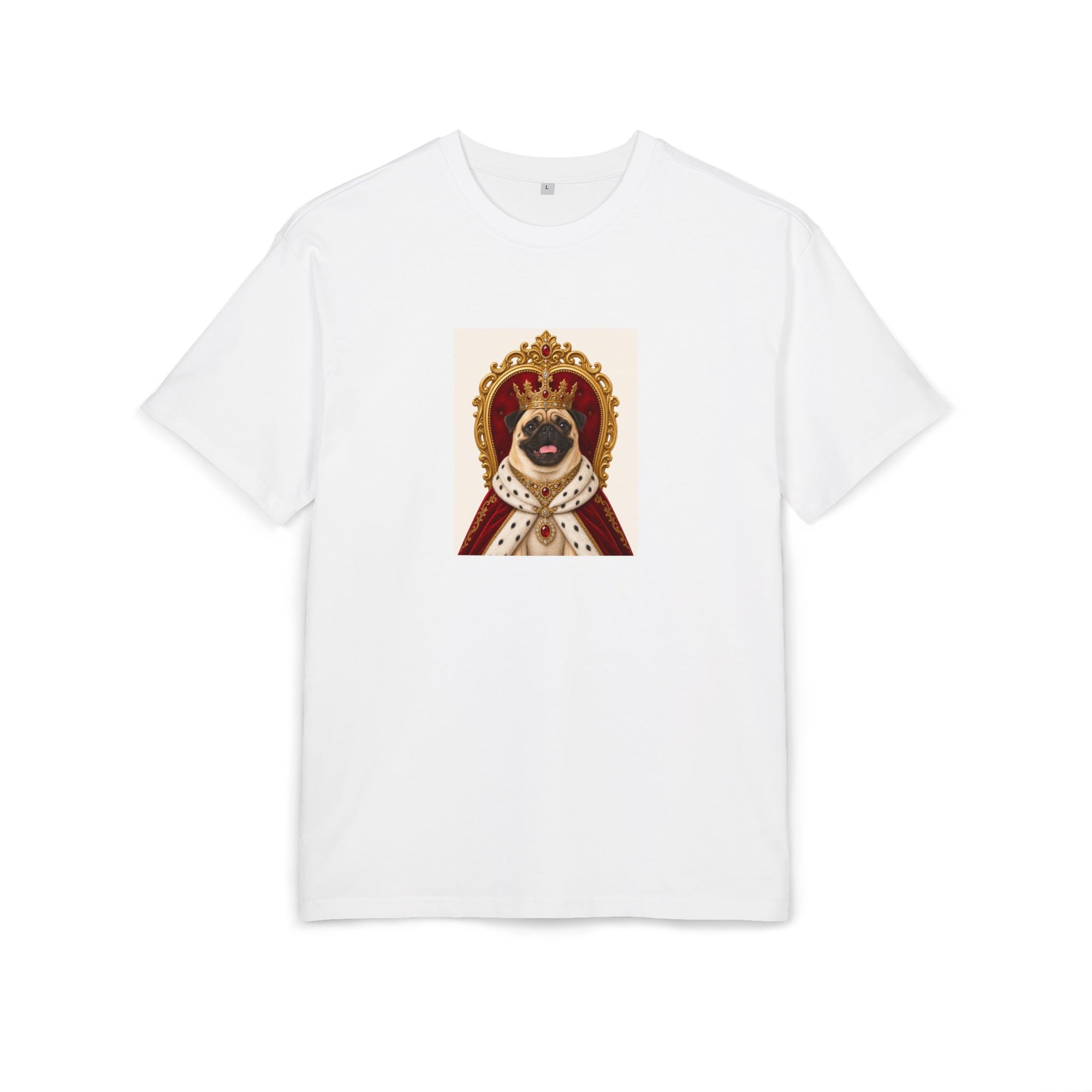 Personalisiertes Oversized Unisex T-Shirt mit Haustier – Pet Kingdom