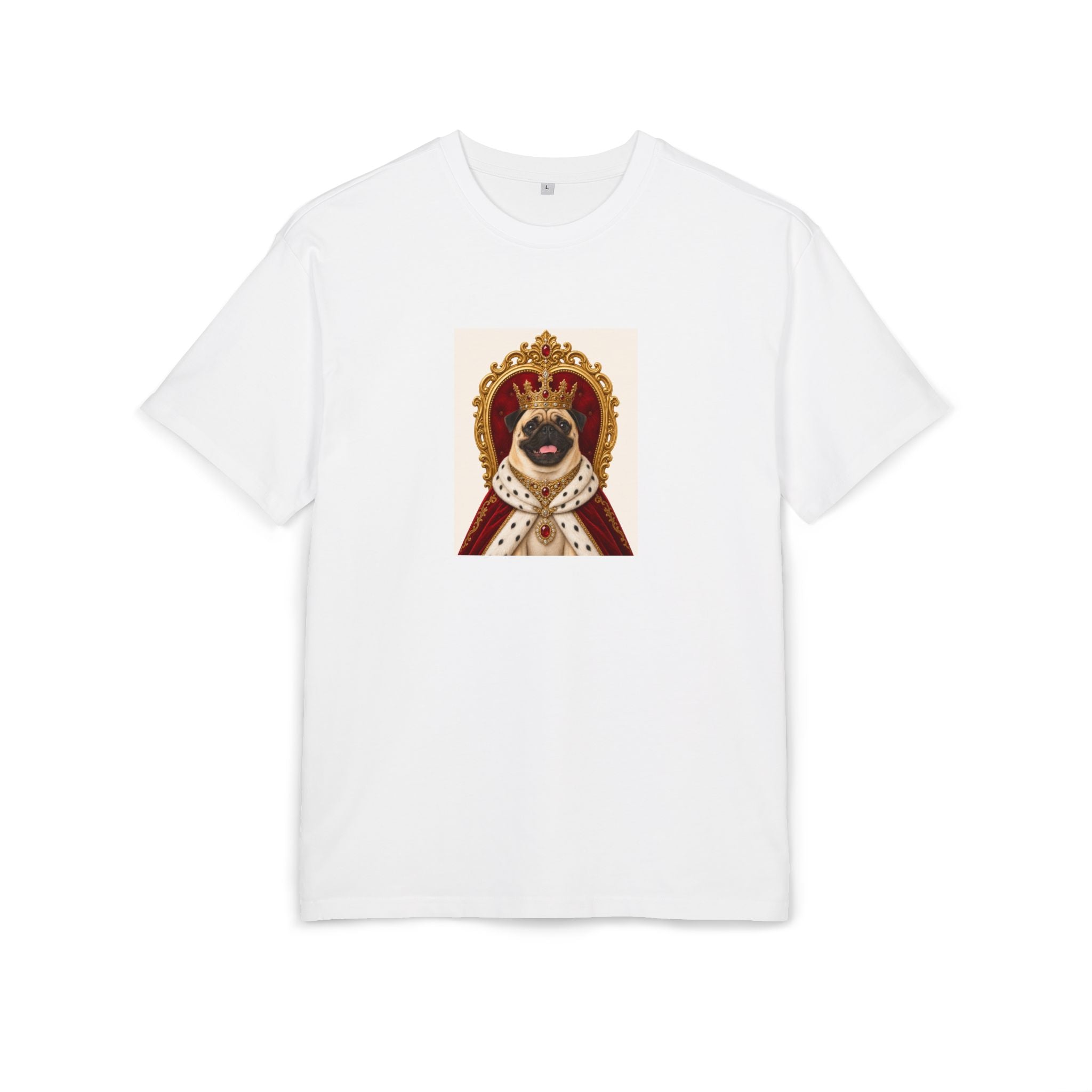 Personalisiertes Oversized Unisex T-Shirt mit Haustier – Pet Kingdom