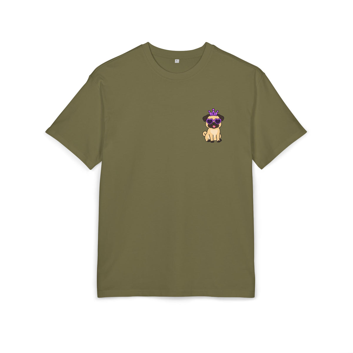Personalisiertes Oversized Unisex T-Shirt mit Haustier –  Purple Queen
