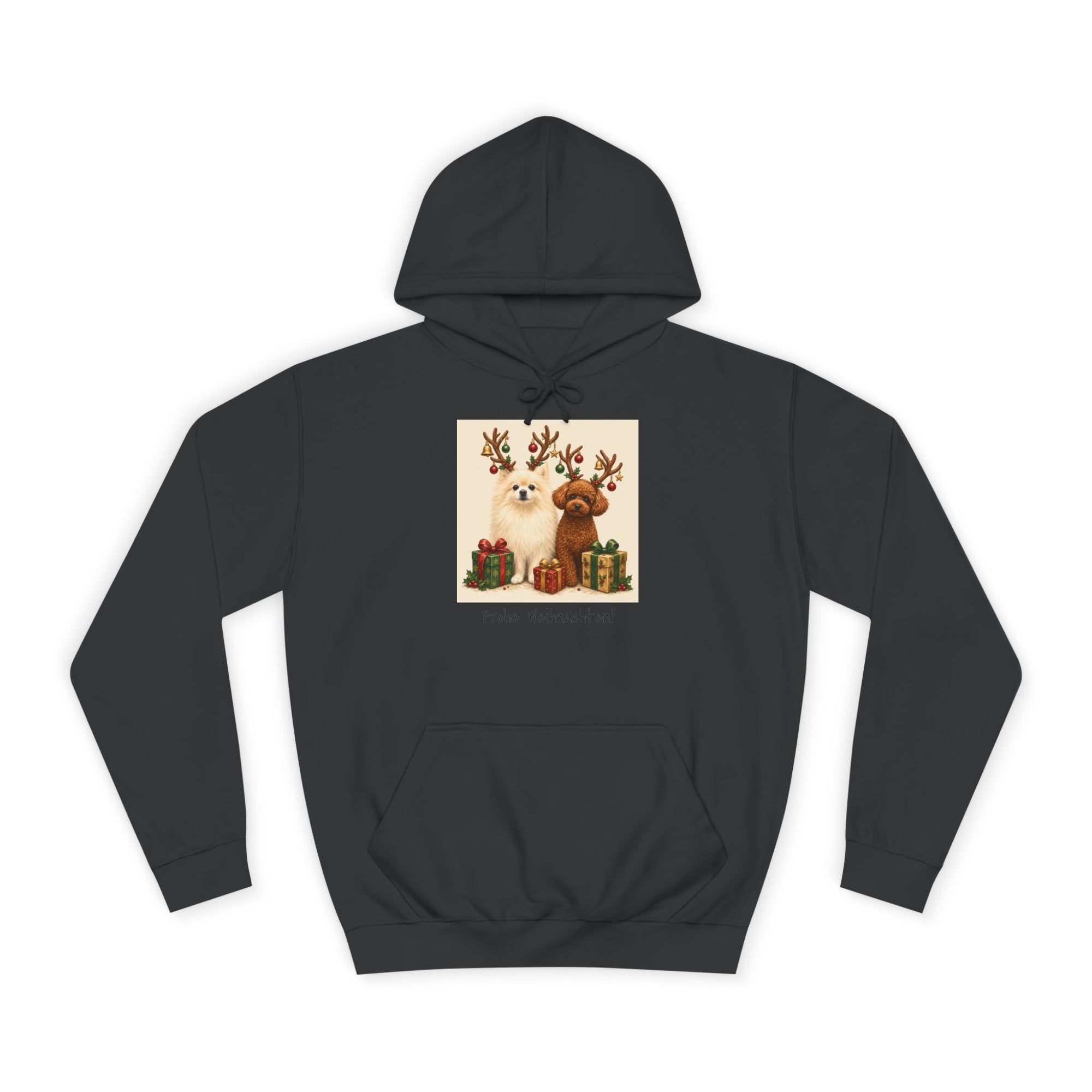 Personalisierter Unisex Hoodie mit Haustier – Frohe Weihnachten