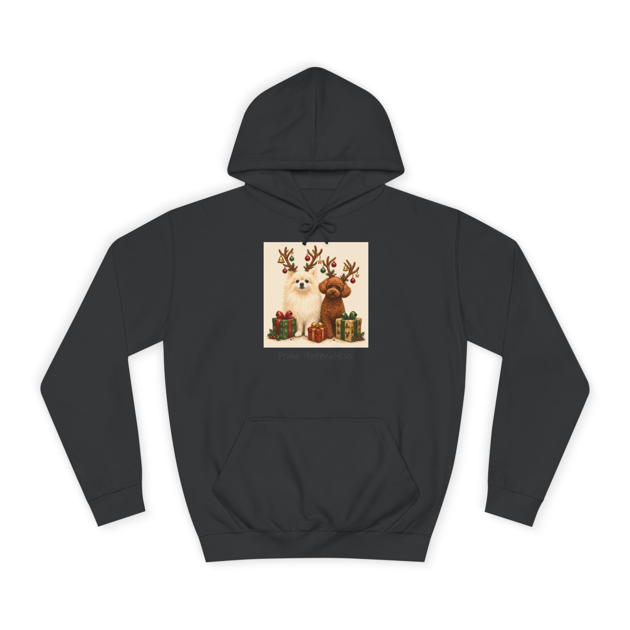 Personalisierter Unisex Hoodie mit Haustier – Frohe Weihnachten