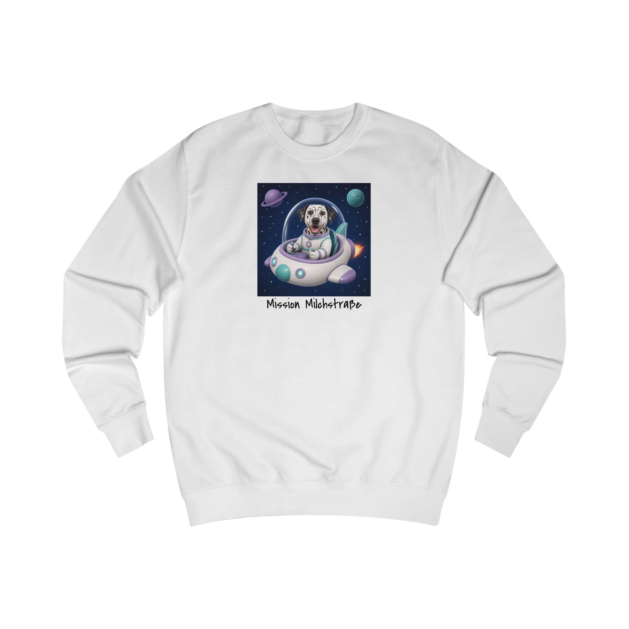 Personalisiertes Sweatshirt mit Haustier – Spaceship