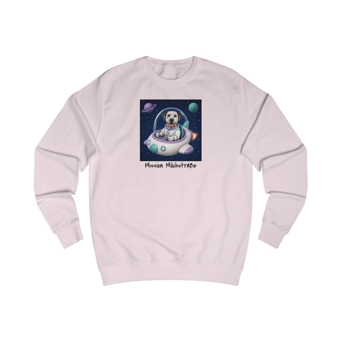 Personalisiertes Sweatshirt mit Haustier – Spaceship