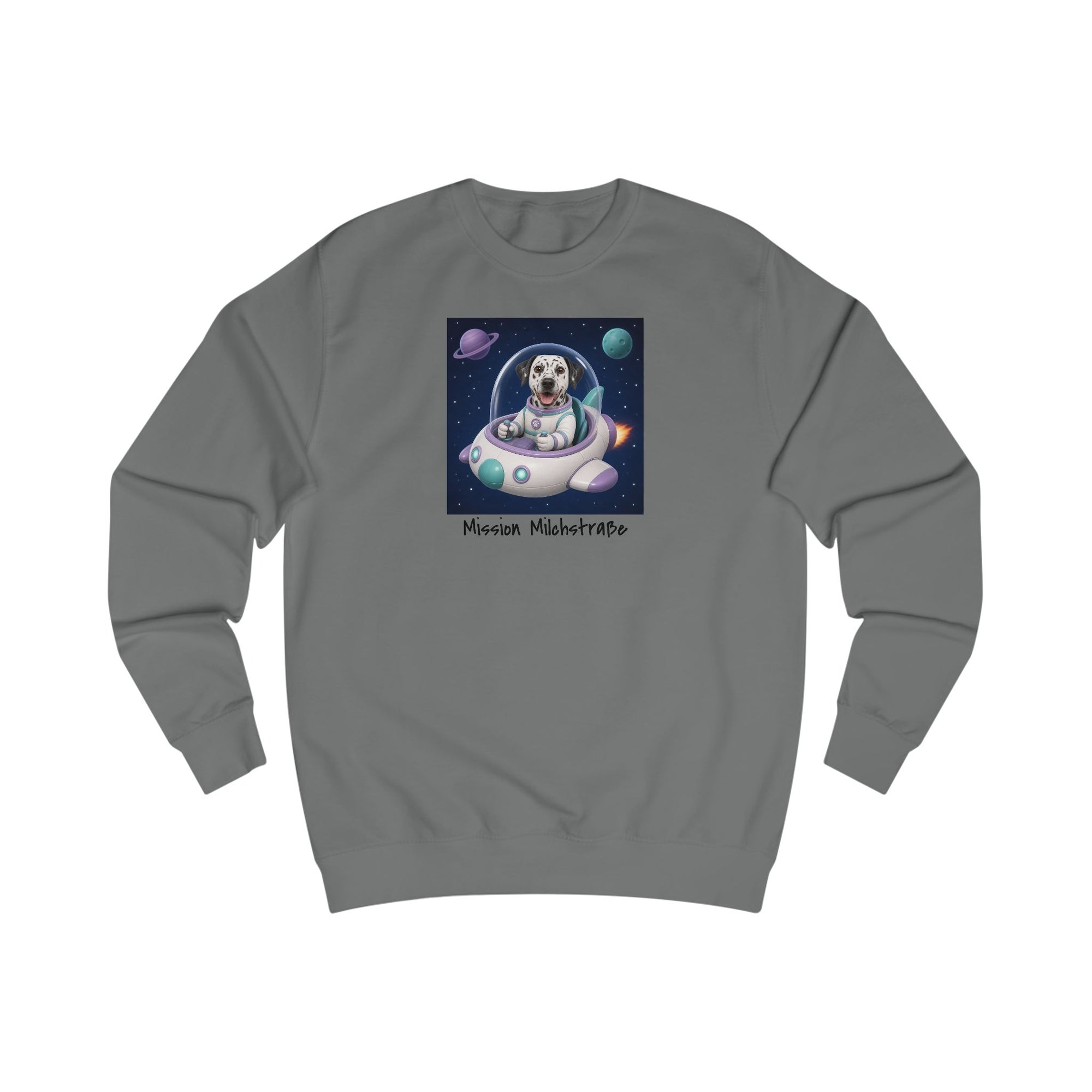 Personalisiertes Sweatshirt mit Haustier – Spaceship