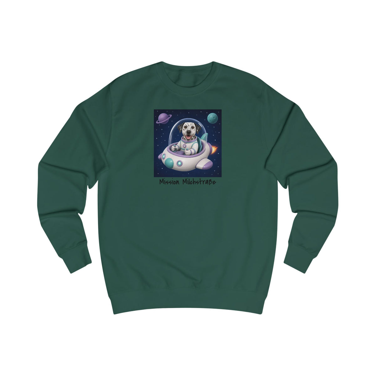 Personalisiertes Sweatshirt mit Haustier – Spaceship