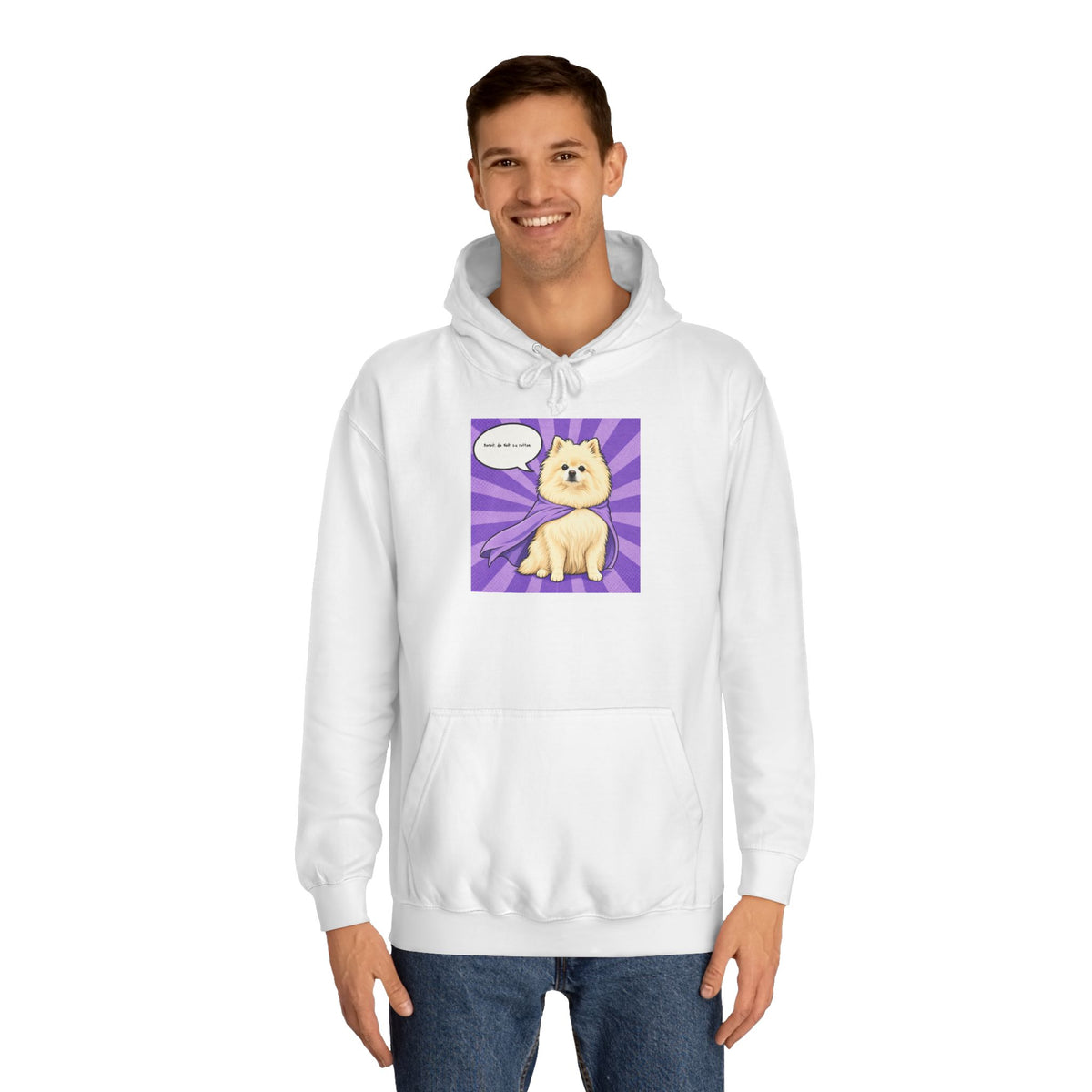 Personalisierter Unisex Hoodie mit Haustier – Hero
