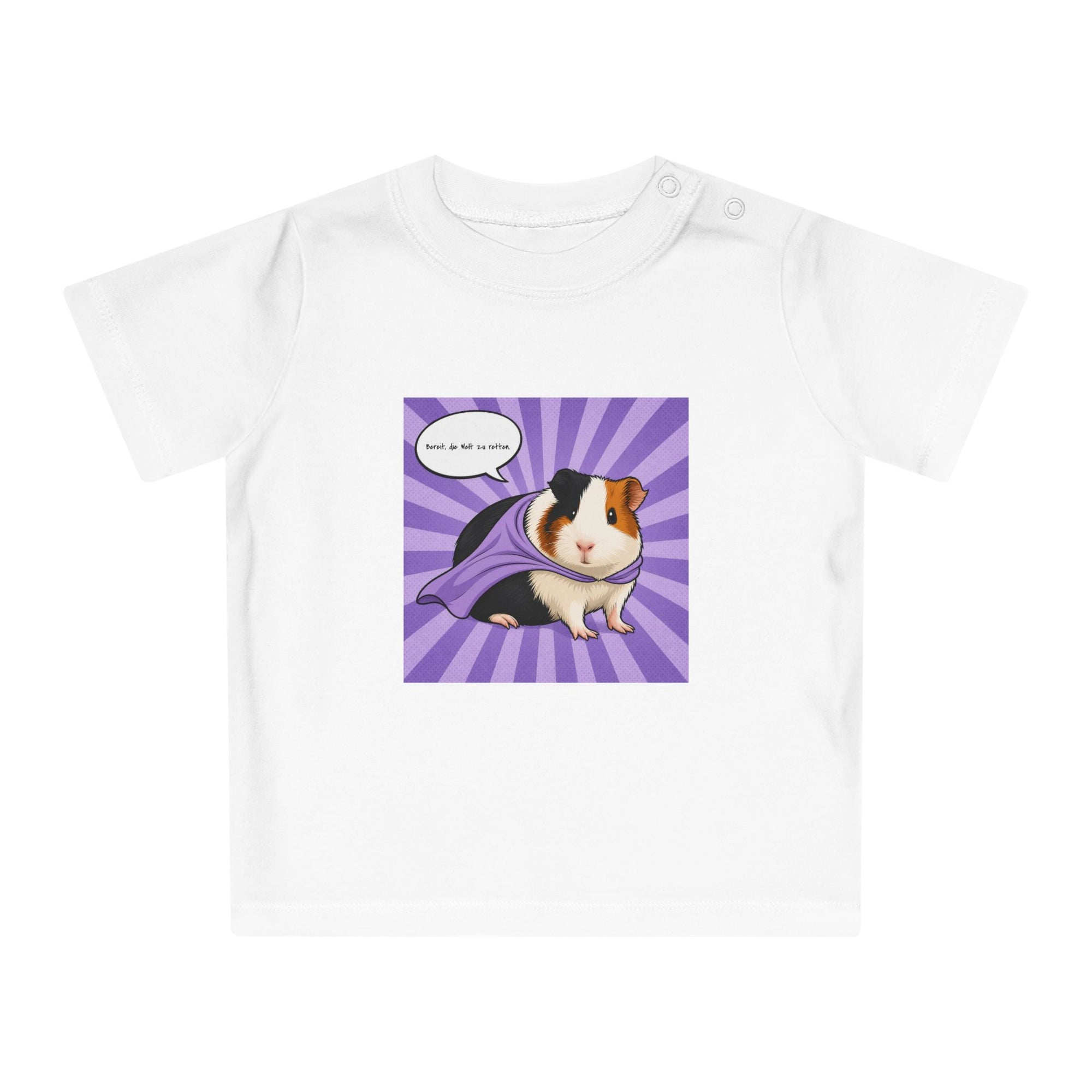 Personalisiertes Baby T-Shirt mit Haustier – Hero