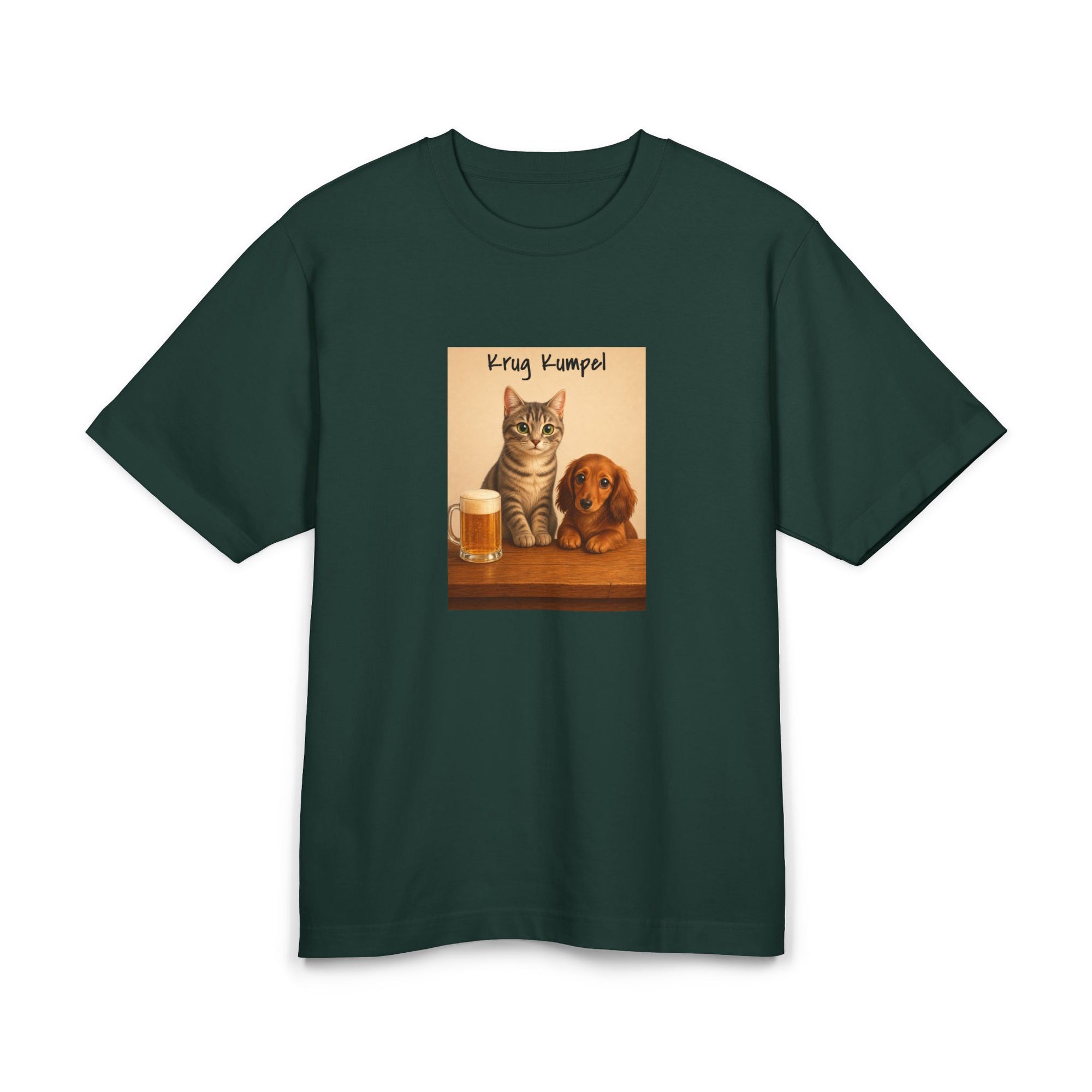 Personalisiertes Premium Unisex T-Shirt mit Haustier – Cheers
