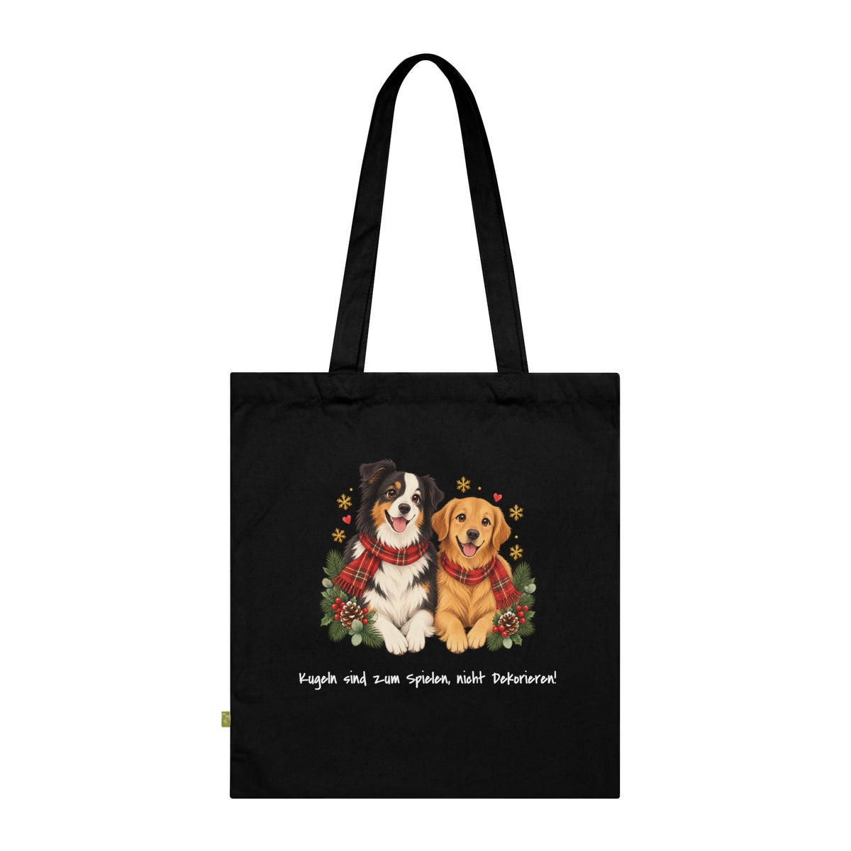 Personalisierte Baumwolltasche mit Haustier – Weihnachtsgeschenk