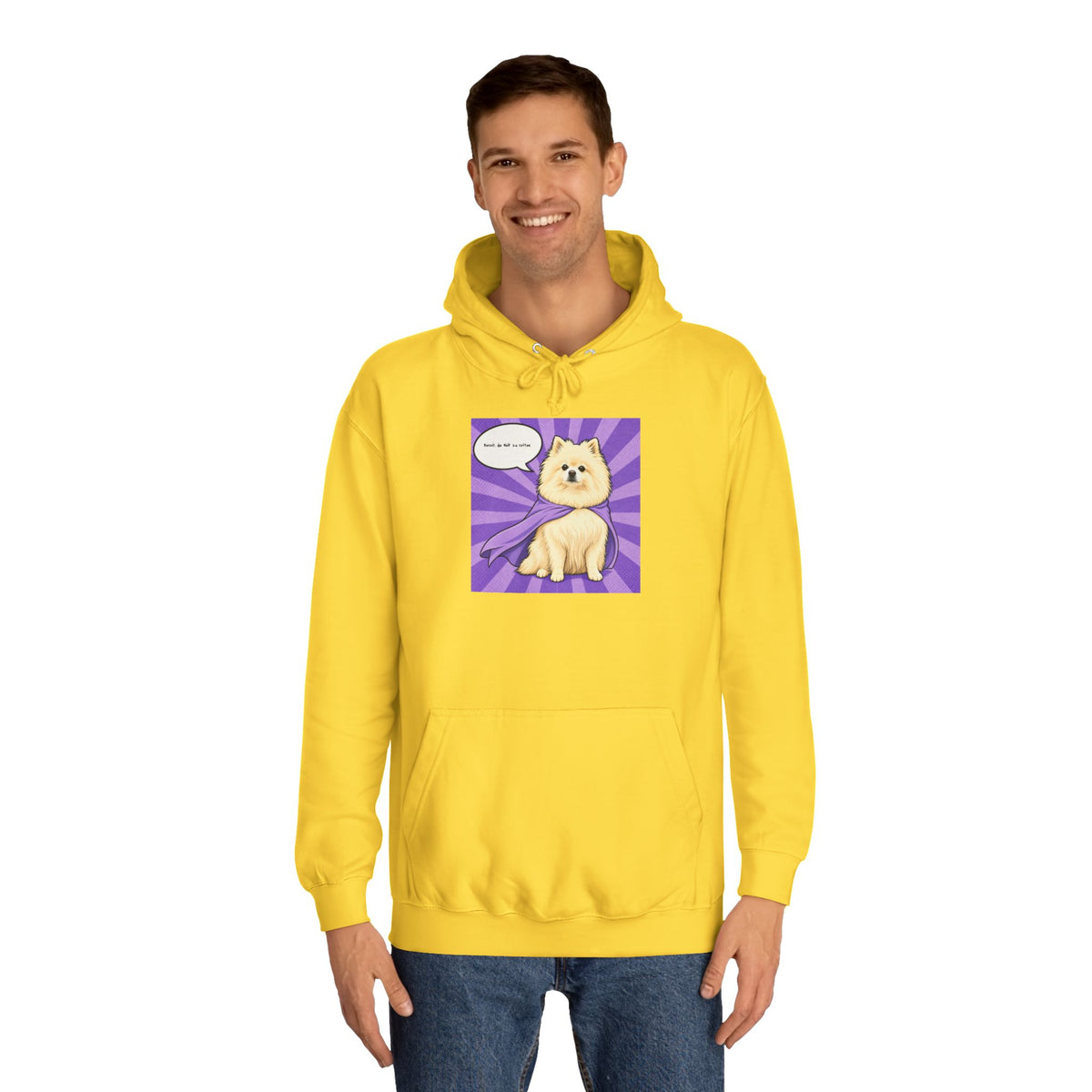 Personalisierter Unisex Hoodie mit Haustier – Hero