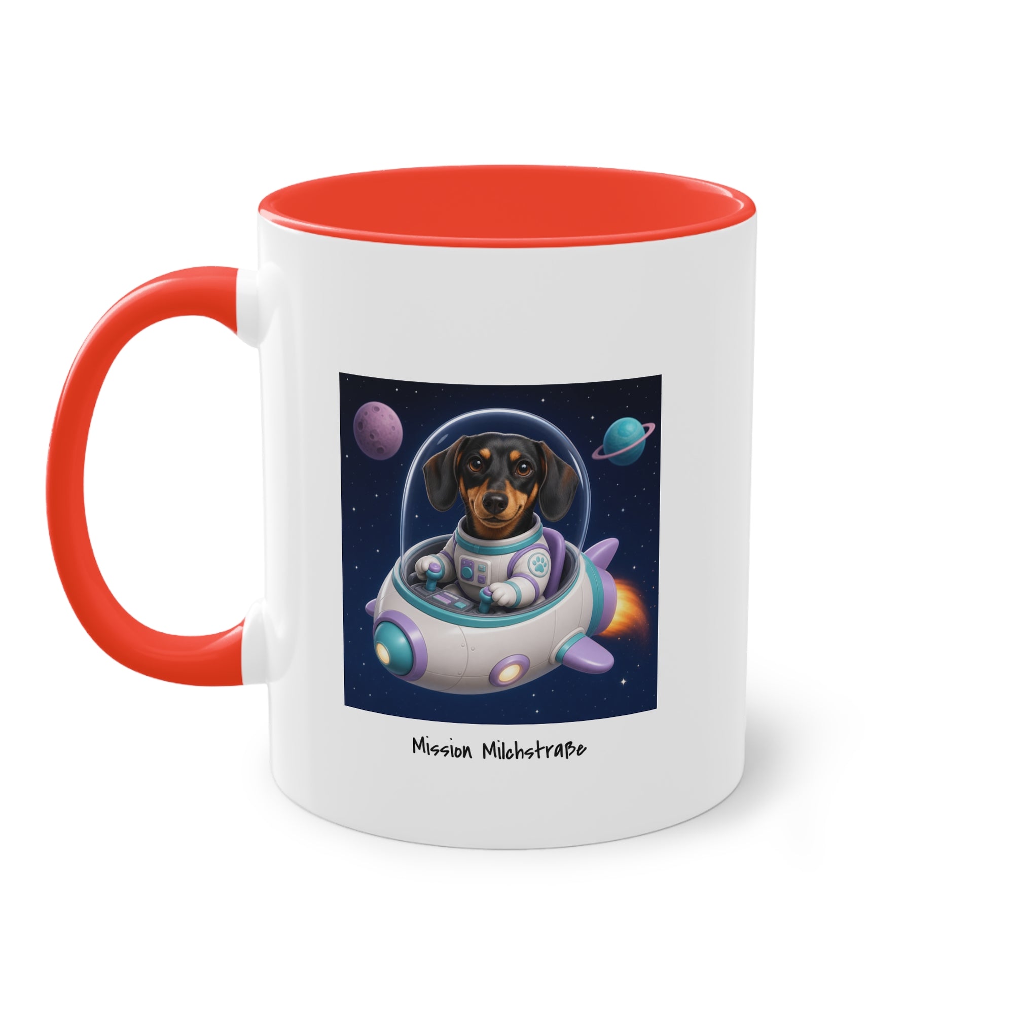 Personalisierte Tasse mit Haustier – Spaceship