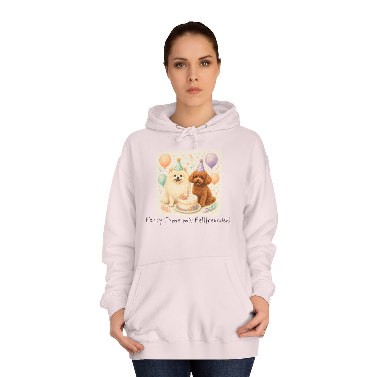 Personalisierter Unisex Hoodie mit Haustier – Birthday Time
