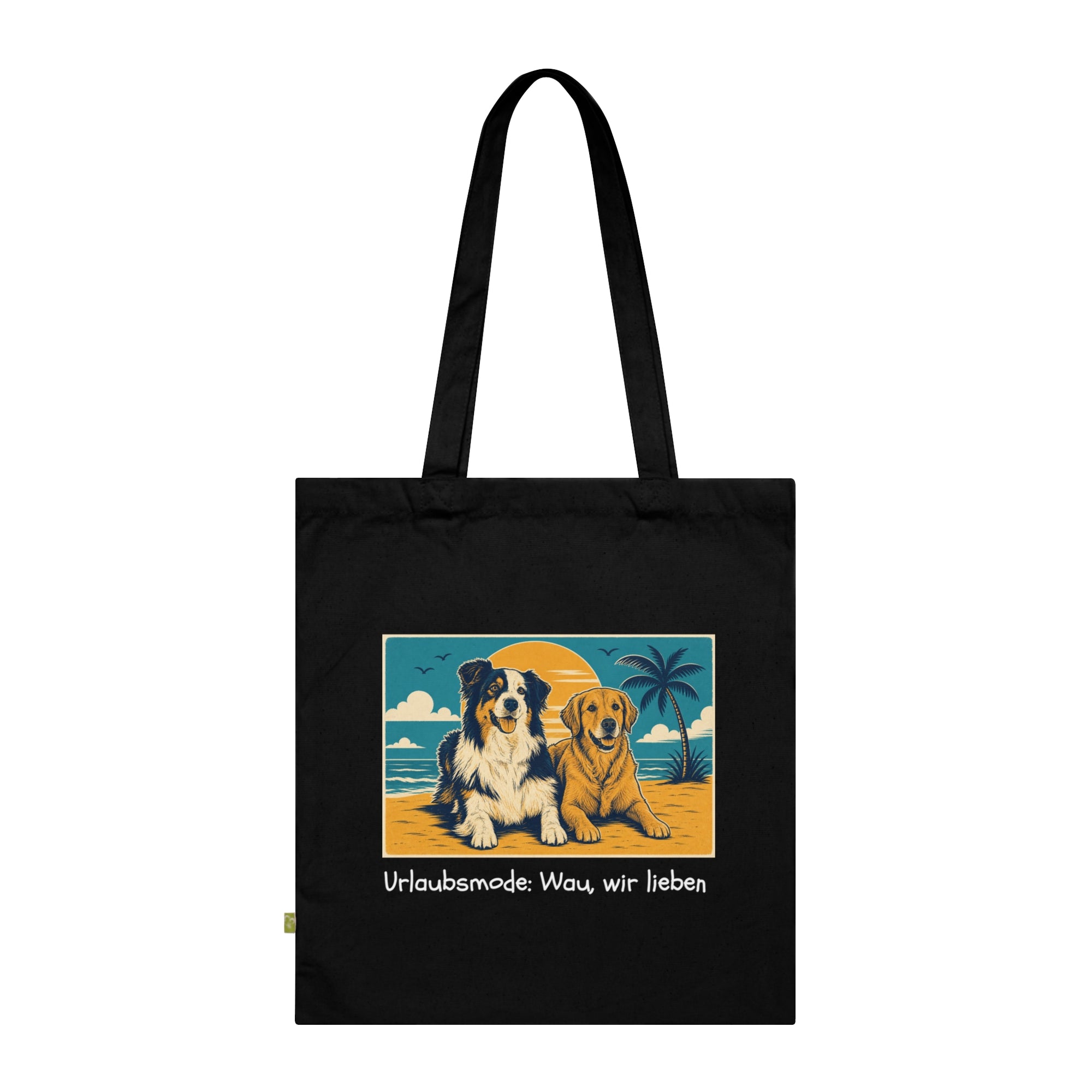 Personalisierte Baumwolltasche mit Haustier – Summer Vibes