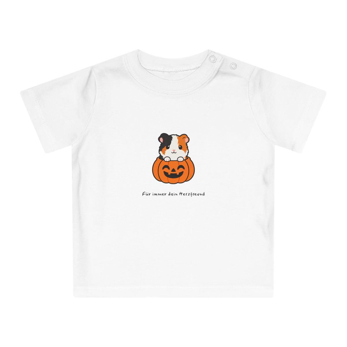 Personalisiertes Baby T-Shirt mit Haustier – Halloween Pet
